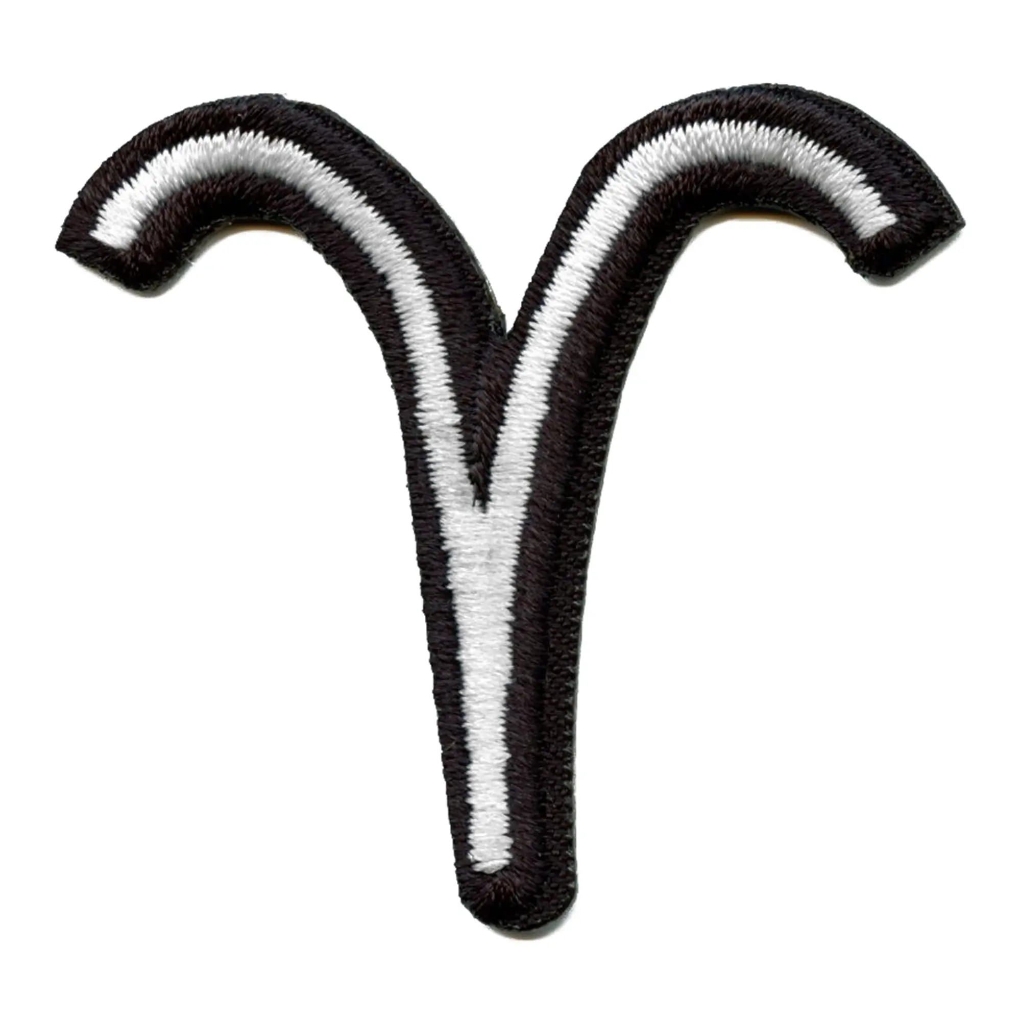 Aries Astrological Zodiac Symbol Patch Horoscope Ram Sign Embroidered Iron On