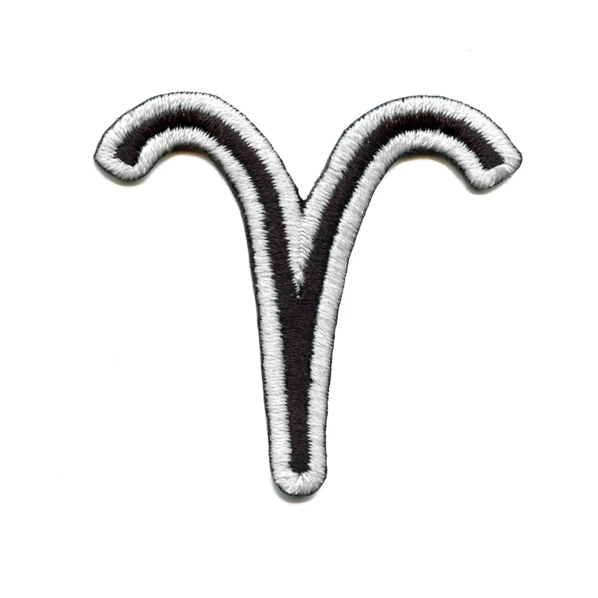 Aries Astrological Zodiac Symbol Patch Horoscope Ram Sign Embroidered Iron On - Image 3