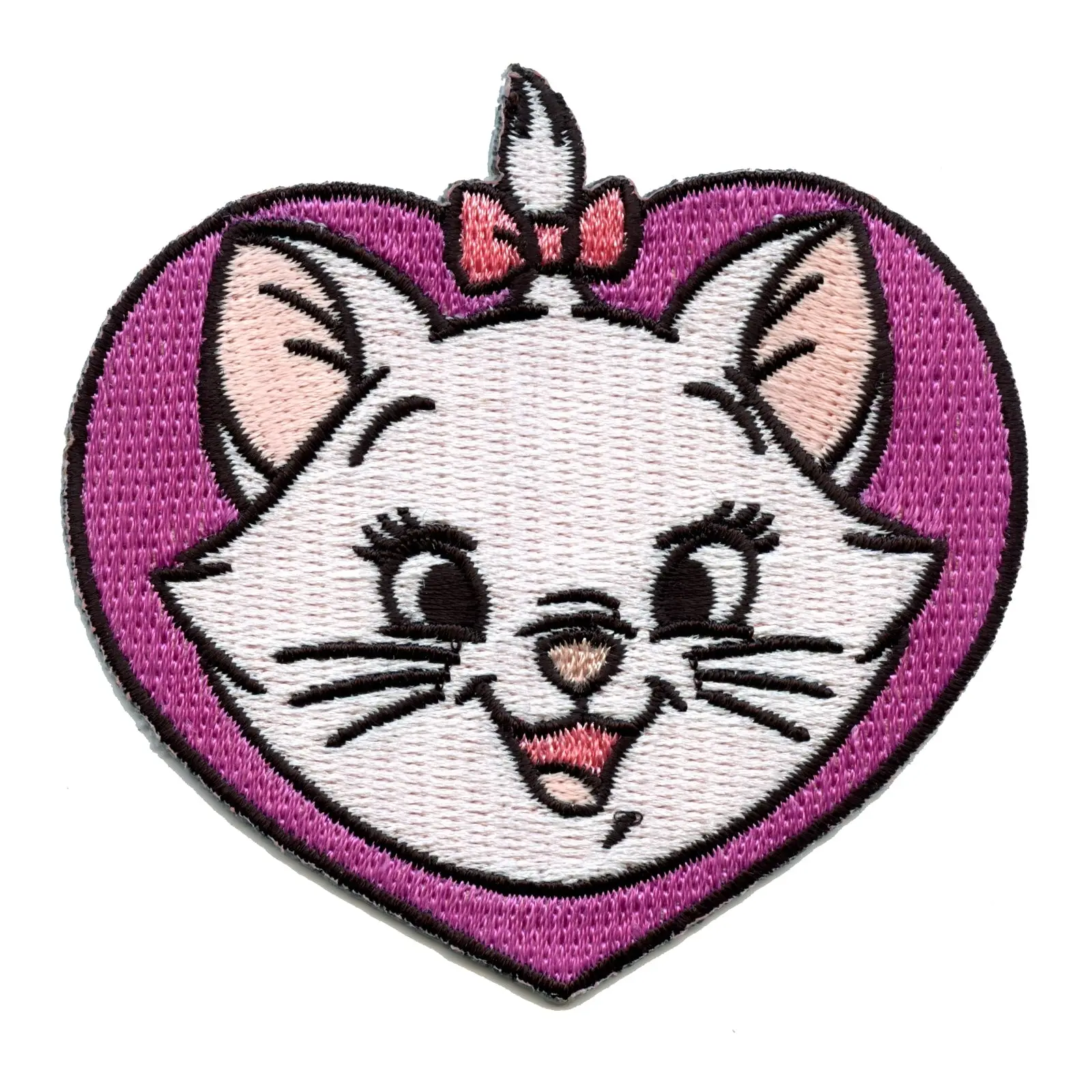 Aristocats Marie With Heart Disney Iron on Patch