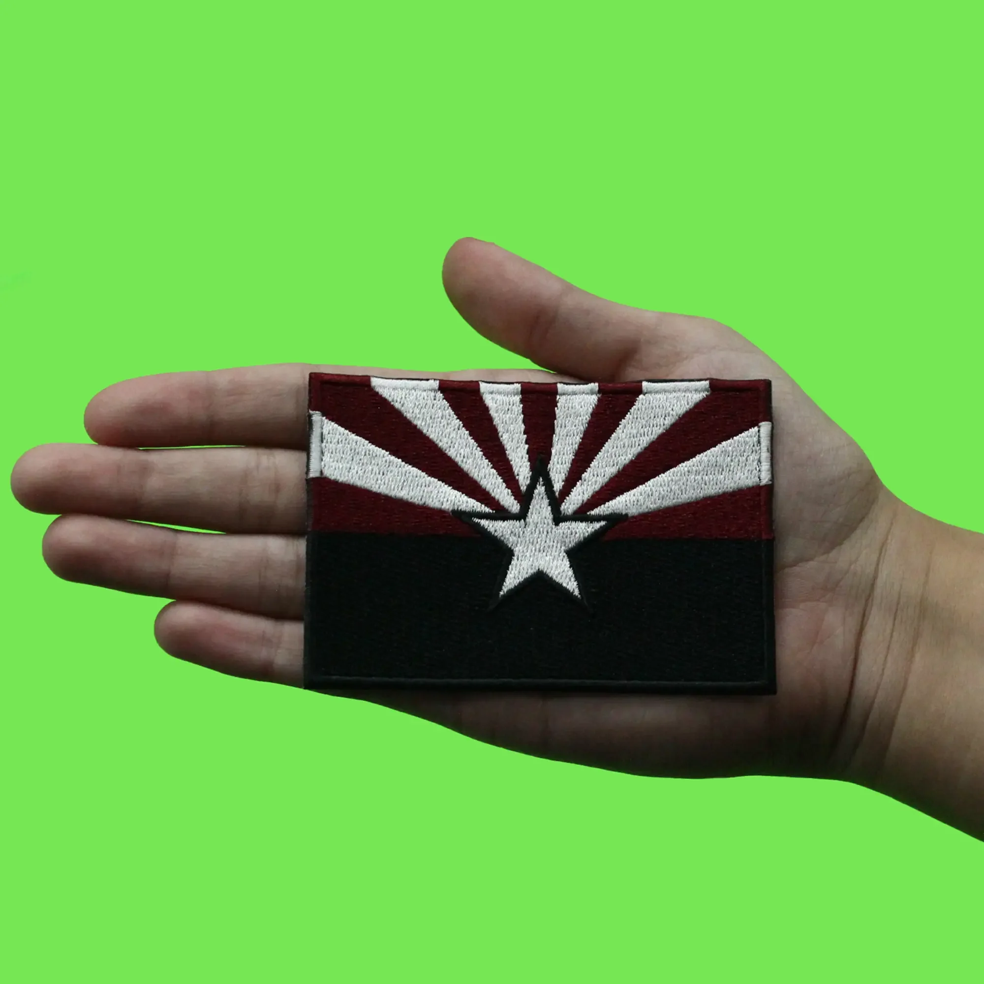 Arizona State Flag Patch Alternate Colors Embroidered Iron-On - Image 2