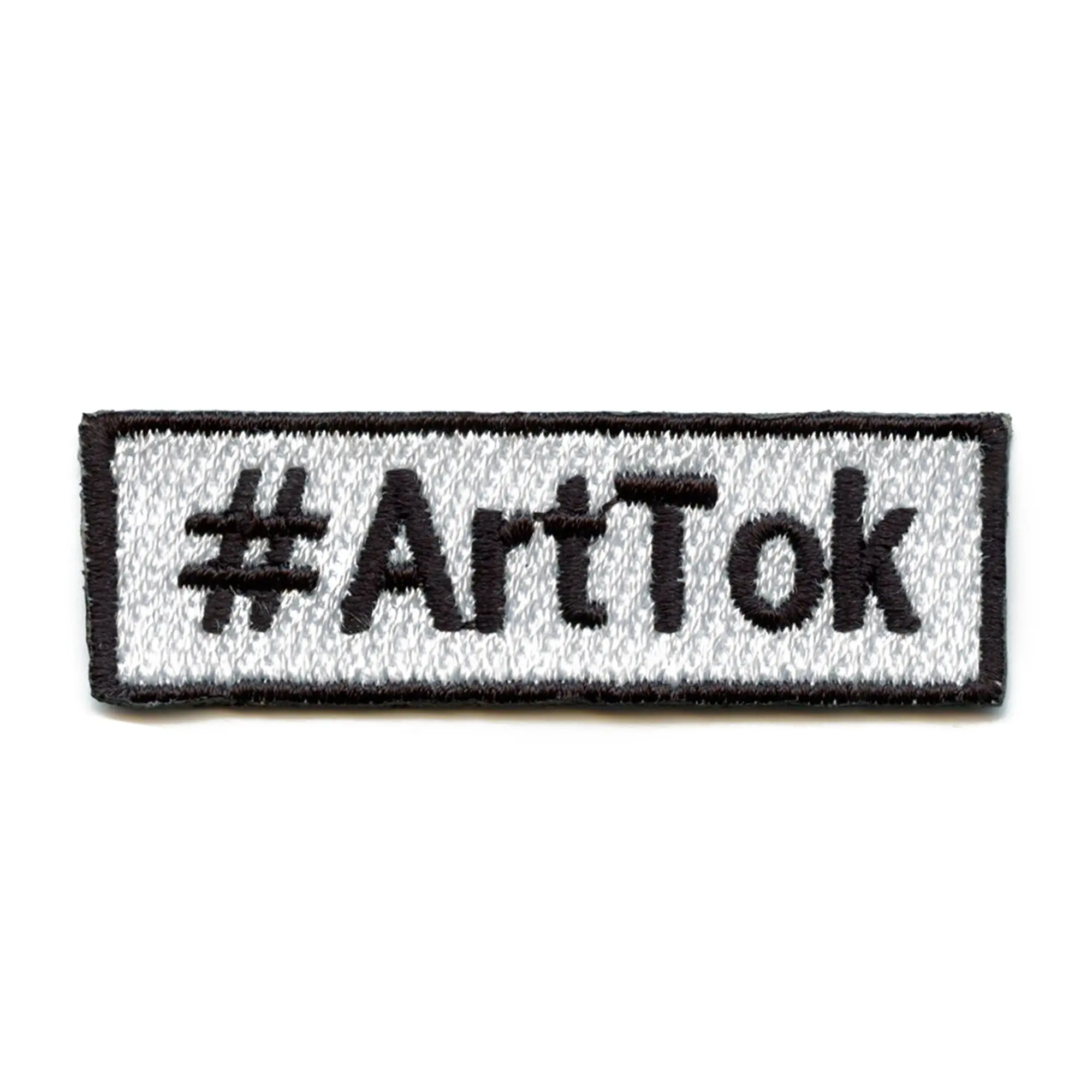 #ArtTok Patch Popular Hashtag Embroidered Iron On
