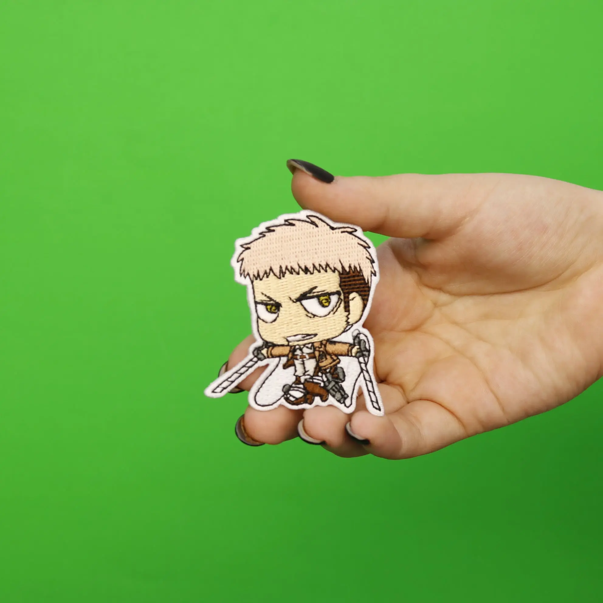 Attack On Titan Anime Jean Embroidered Iron On Patch - Image 2