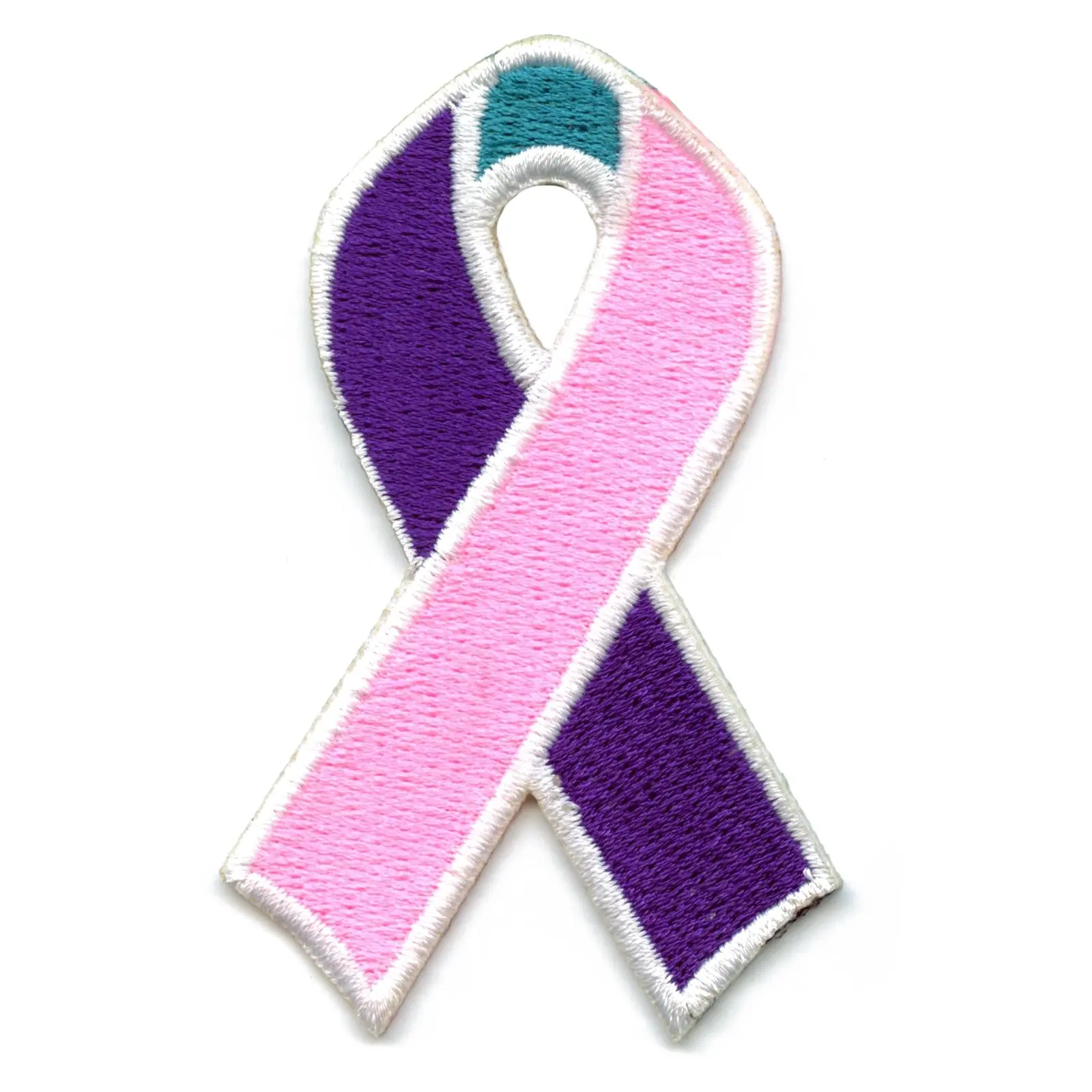Cancer Awareness Ribbons Fully Embroidered Iron On Patches - Image 22