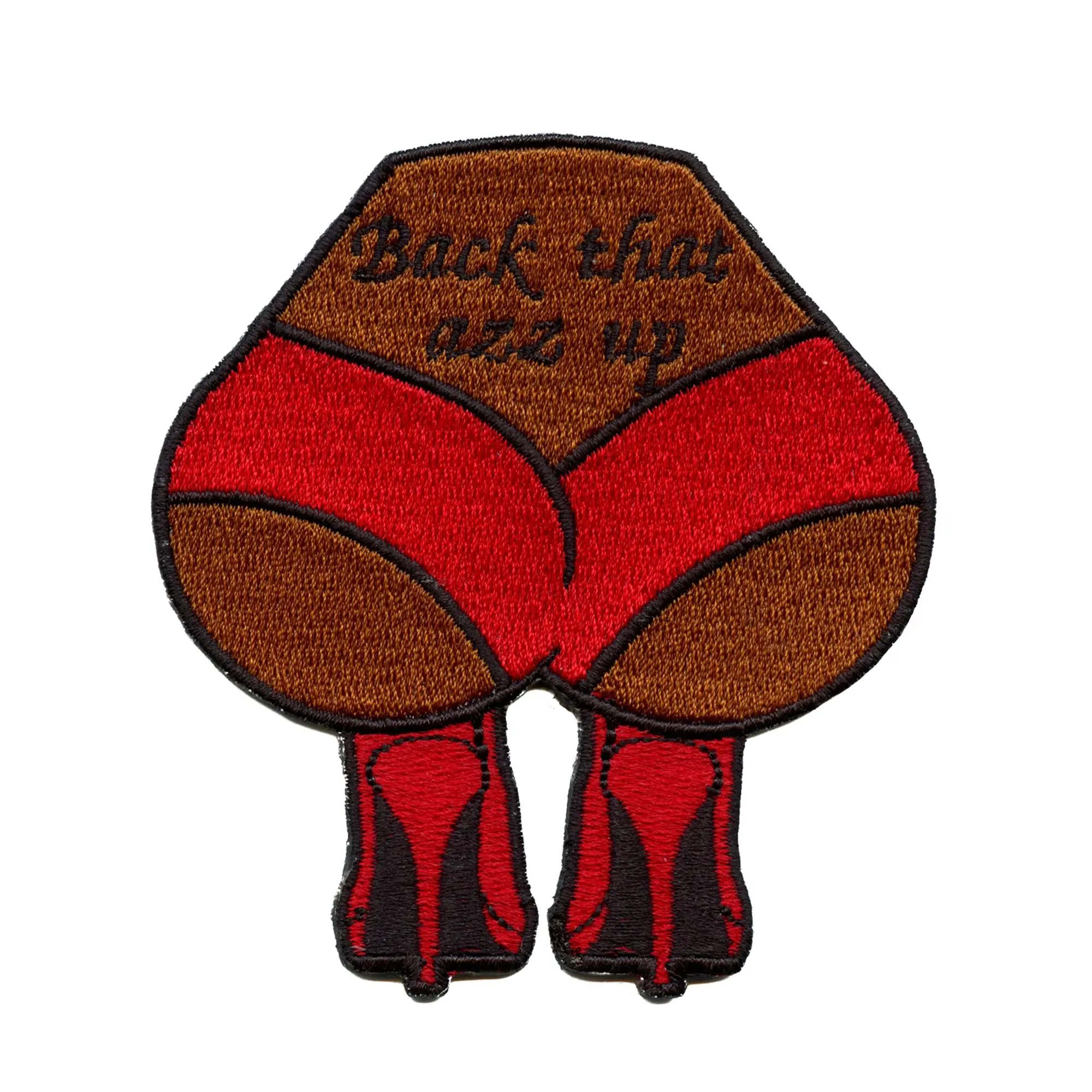 Back That Azz Up Patch Stripper 90s Rap Lyrics Embroidered Iron On