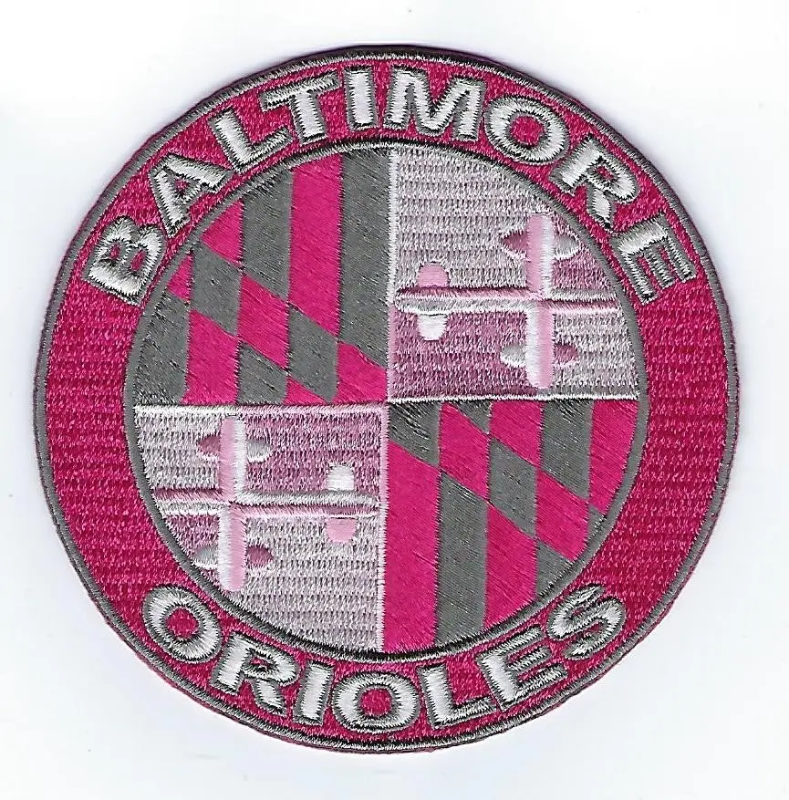 Baltimore Orioles Mothers Day Pink Sleeve Jersey Patch