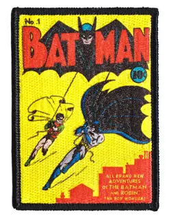 Batman and Robin Comic Book #1 Logo Patch