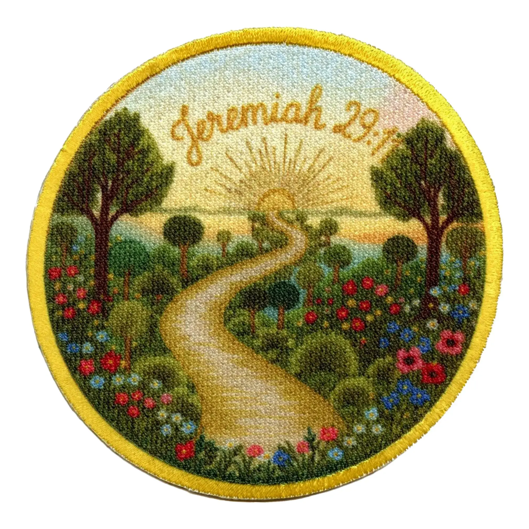 Encouraging Bible Scripture Patch Jeremiah 29:11 Religious Embroidered Iron On