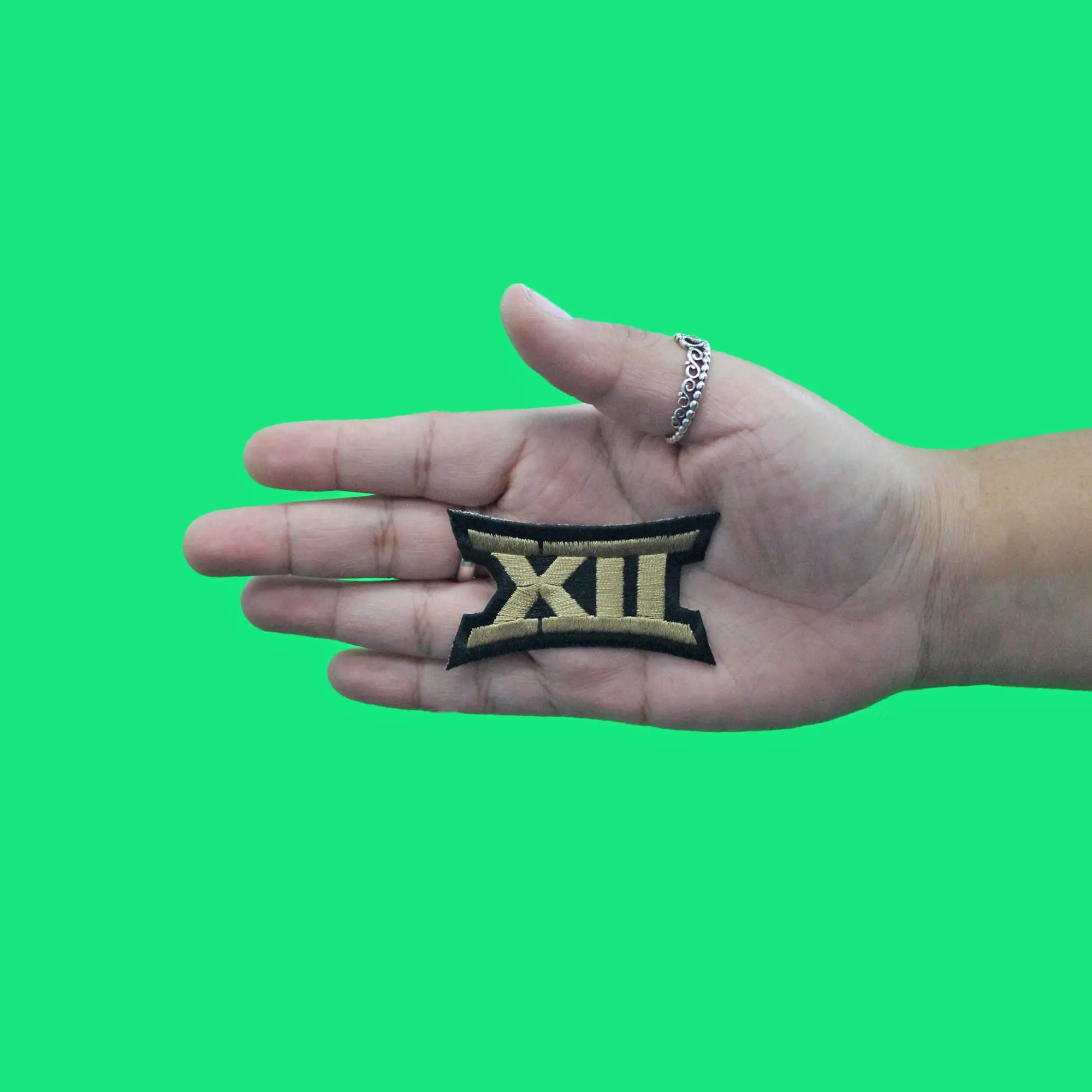 University of Central Florida Big 12 XII Conference Black Gold Jersey Uniform Patch UCF - Image 3