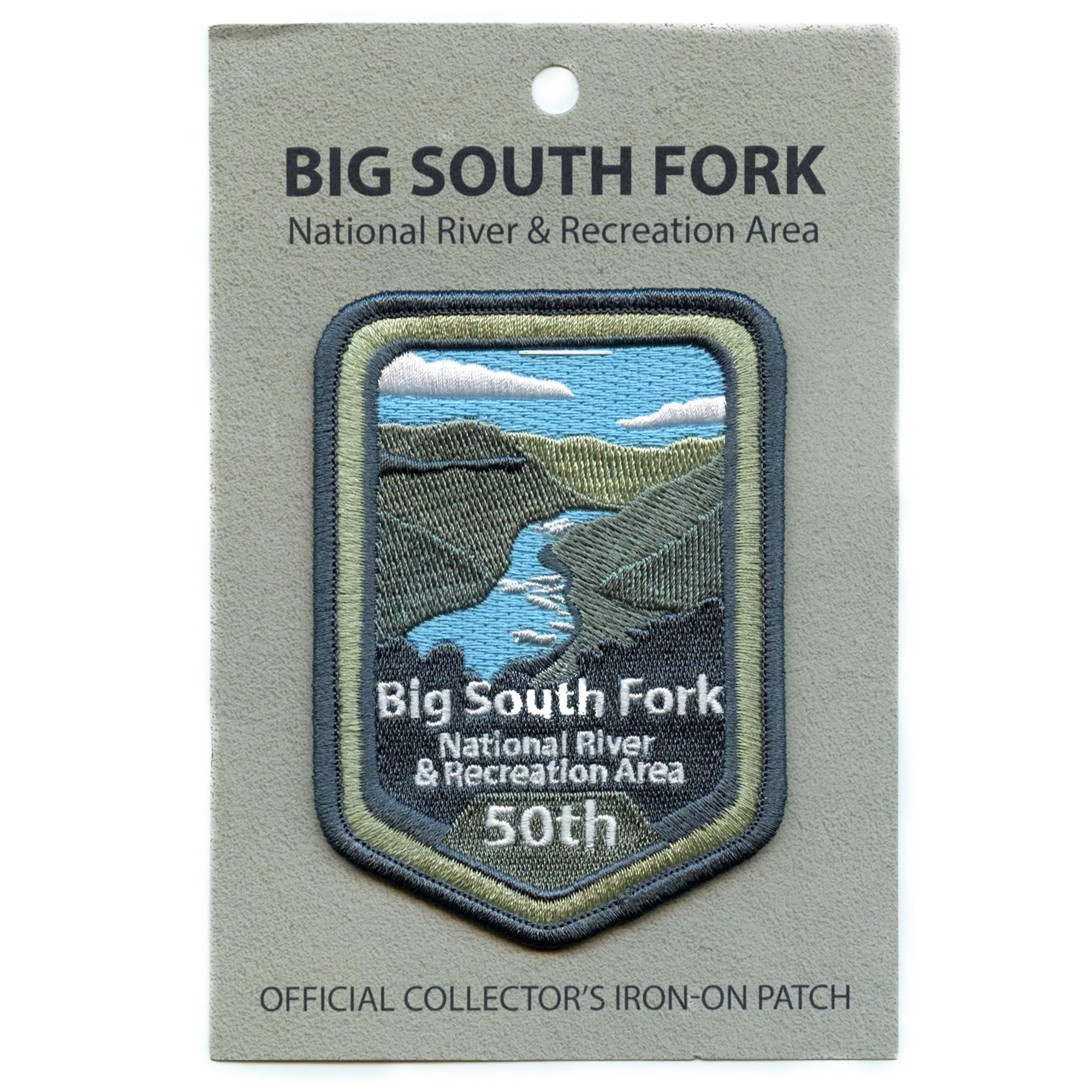 Big South Fork Patch National River Recreational Area Embroidered Iron On - Image 2