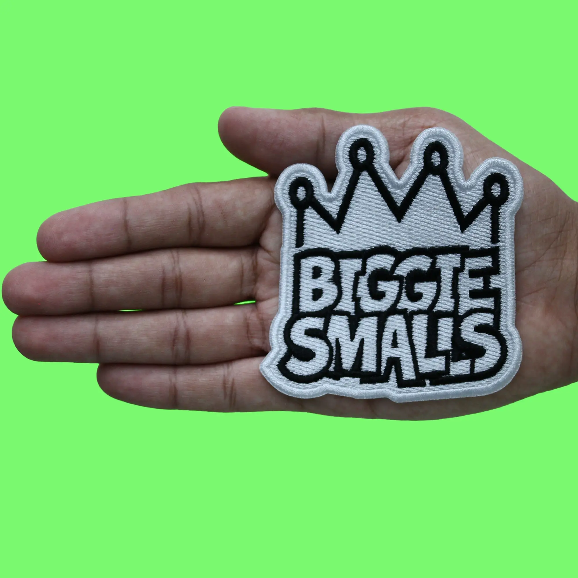 Biggie Crown Logo Patch The Notorious B.I.G. Embroidered Iron On - Image 2