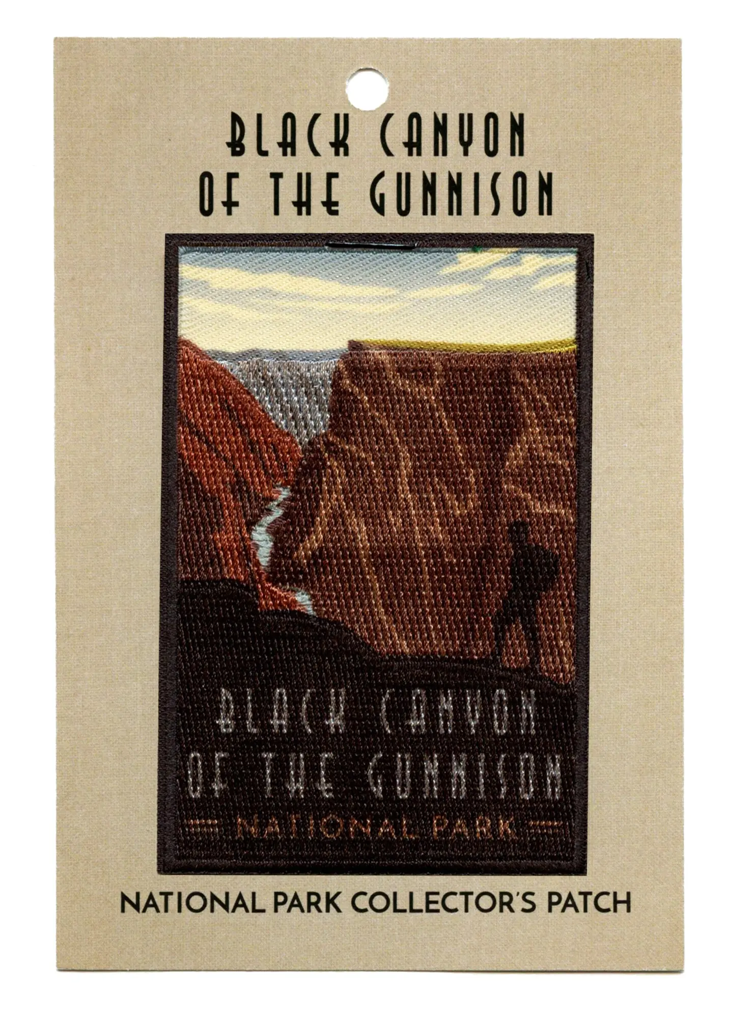 Black Canyon of the Gunnison Patch National Park Travel Sublimated Embroidery Iron On - Image 2