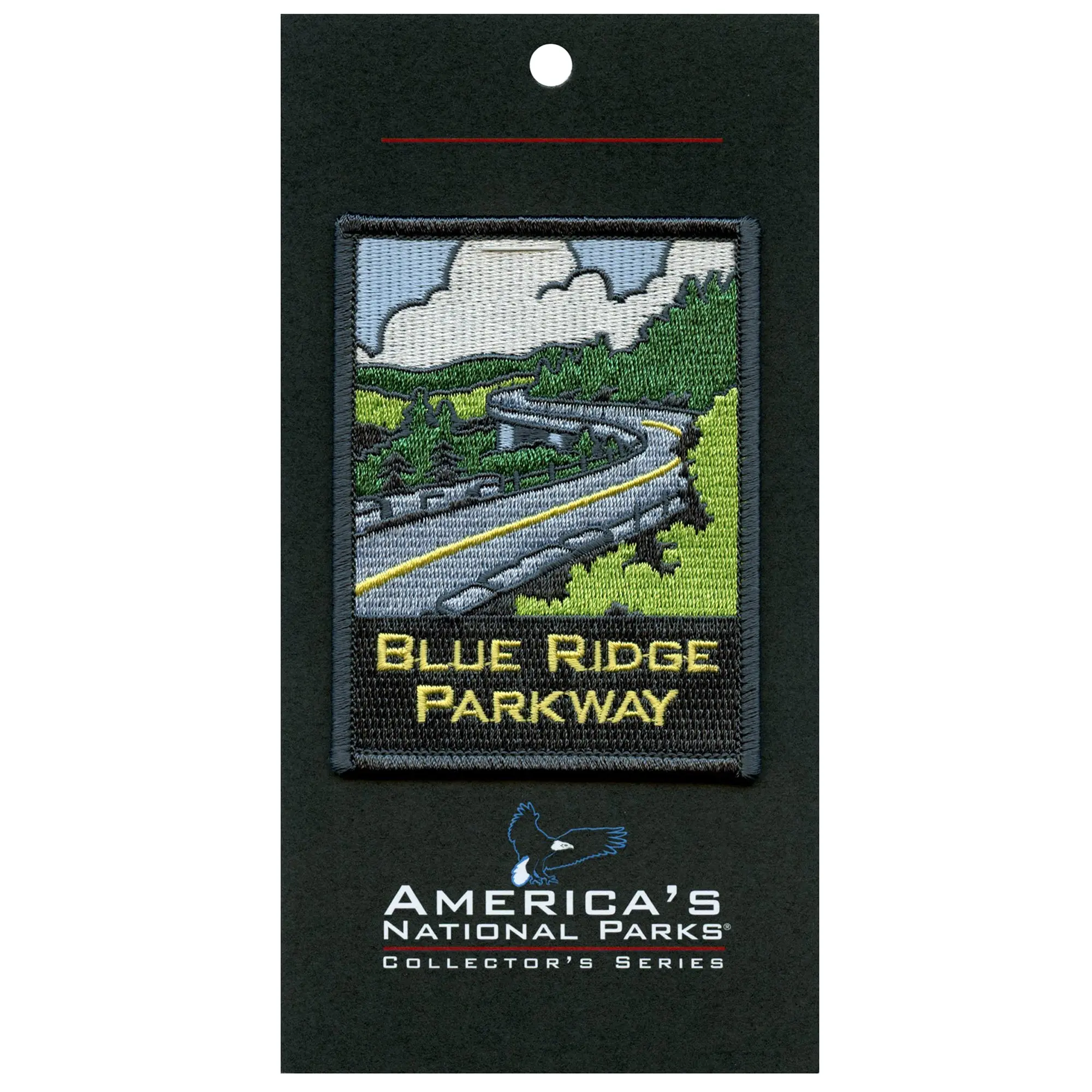 Blue Ridge National Parkway Patch Highway Mountains Travel Embroidered Iron On - Image 2