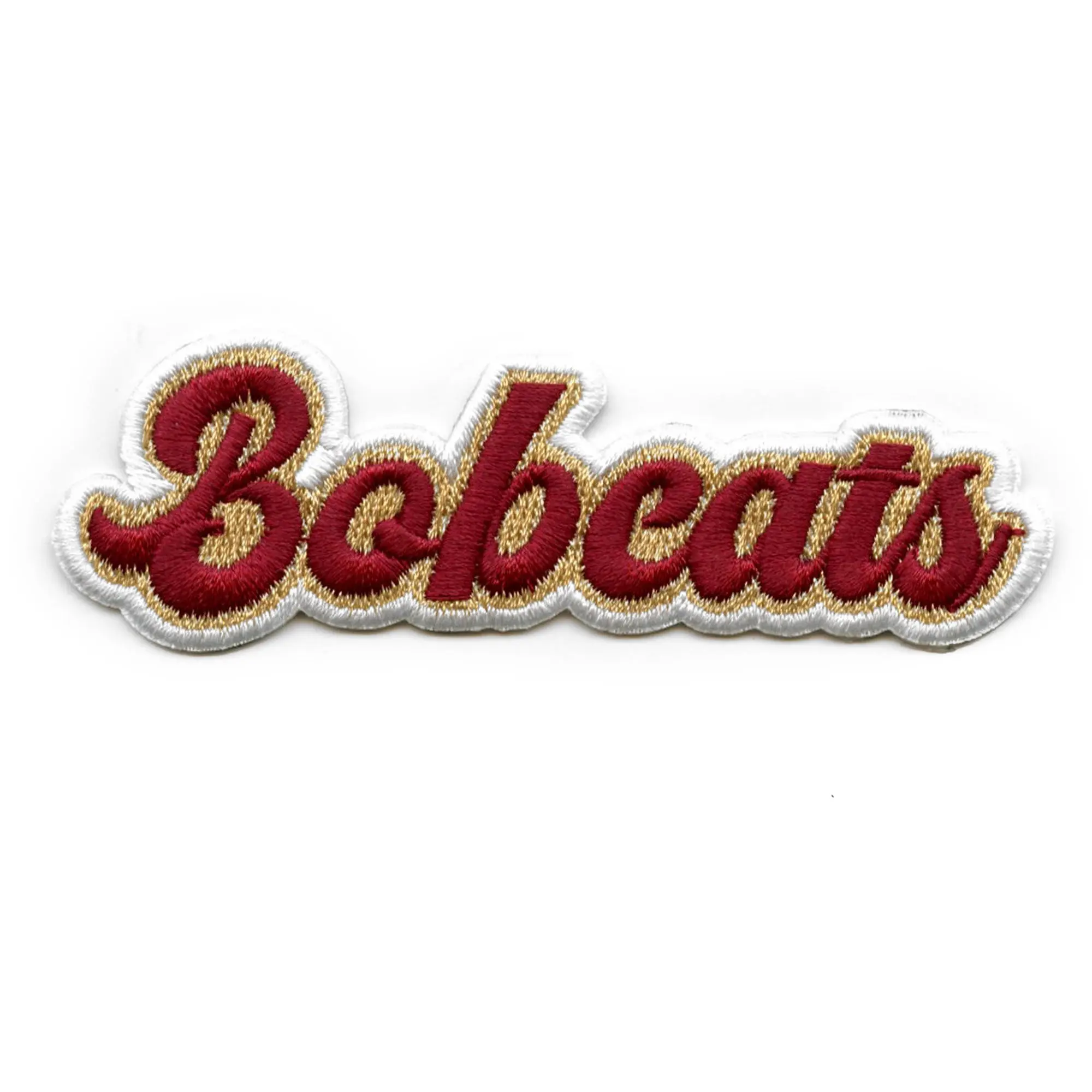 Bobcats Script University Patch College Team Spirit Embroidered Iron On