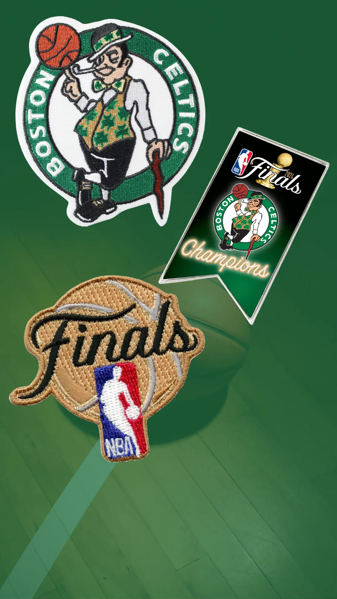 Boston Celtics 7.5 inches Large Iron On Patch - Image 14
