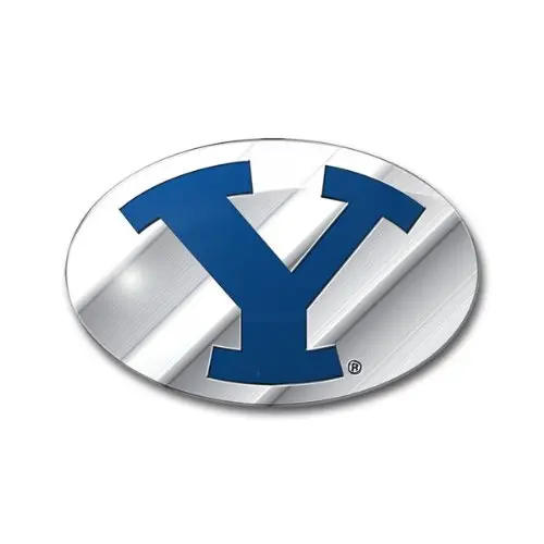 Brigham Young Cougars (BYU) Colored Aluminum Car Auto Emblem