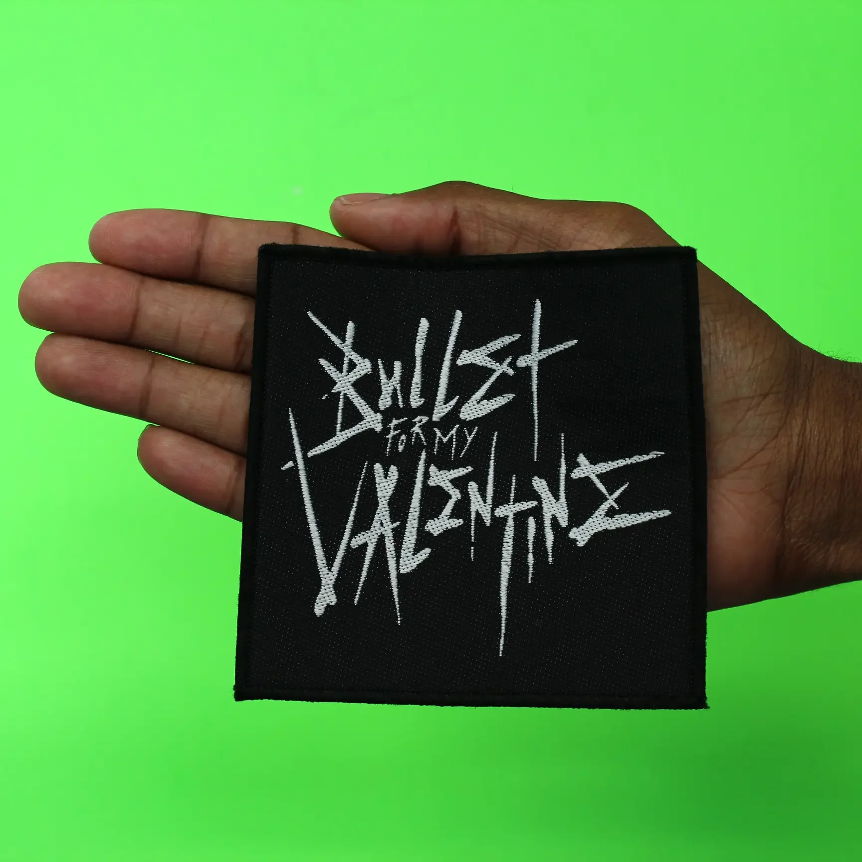 Bullet For My Valentine Patch Logo Alternative Rock Woven Sew On - Image 2