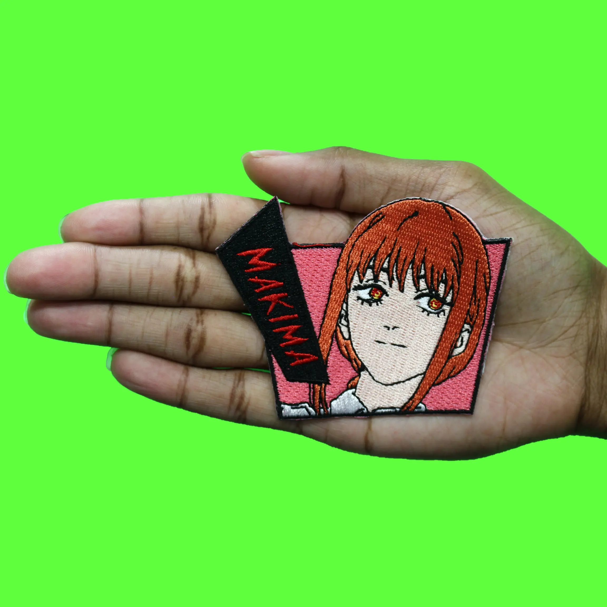 Chainsaw Man Makima Portrait Patch Control Devil Character Embroidered Iron On - Image 2
