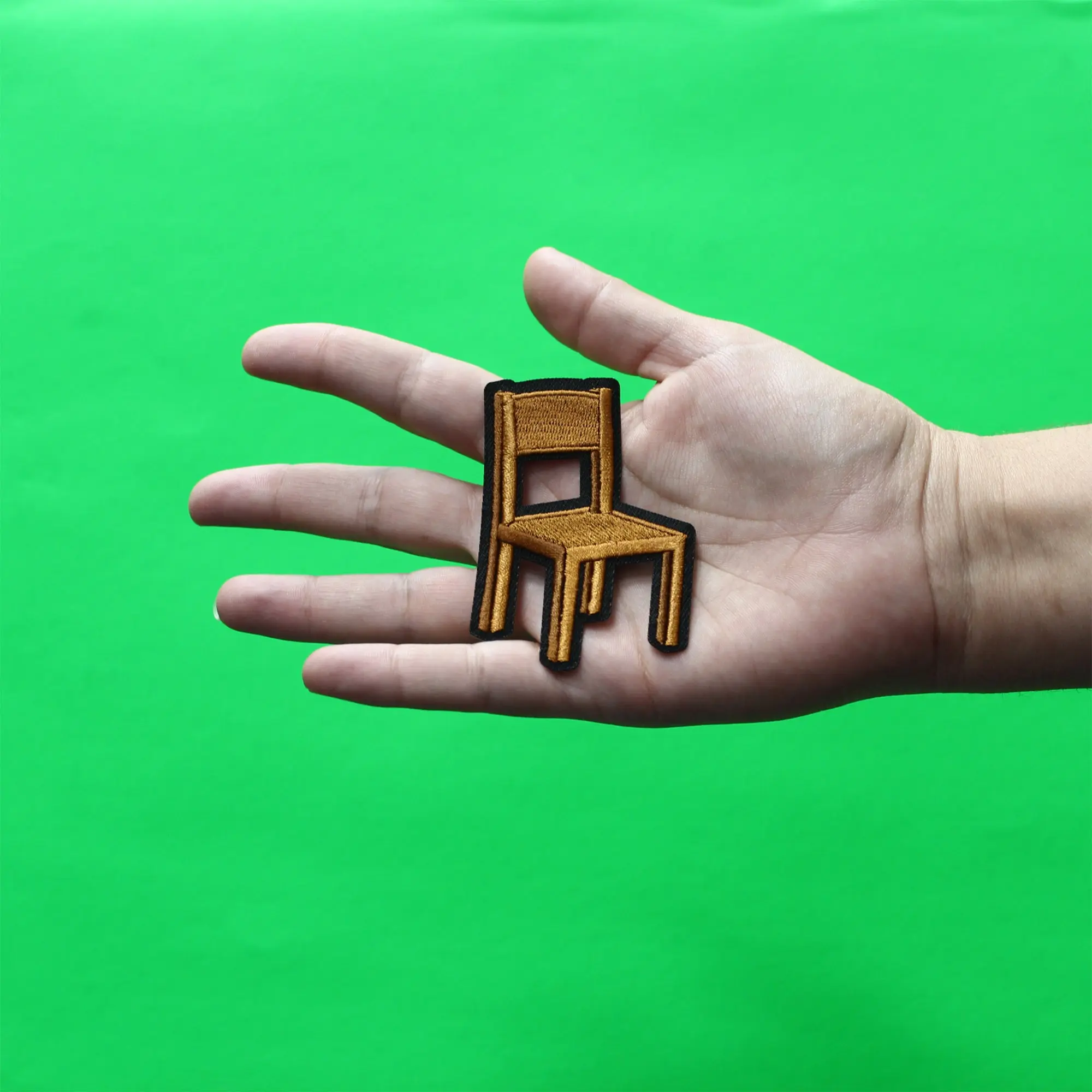 Chair Patch Embroidered Iron On - Image 2