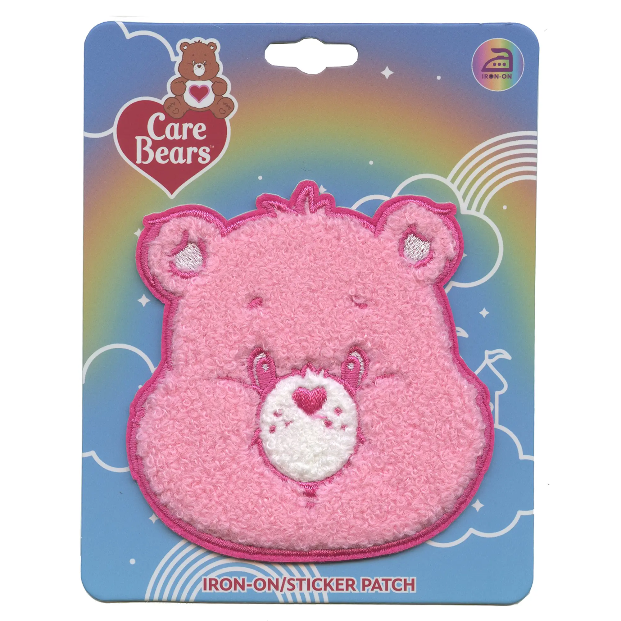 Cheer Care Bear Patch TV Kids Cartoon Chenille Iron On - Image 2