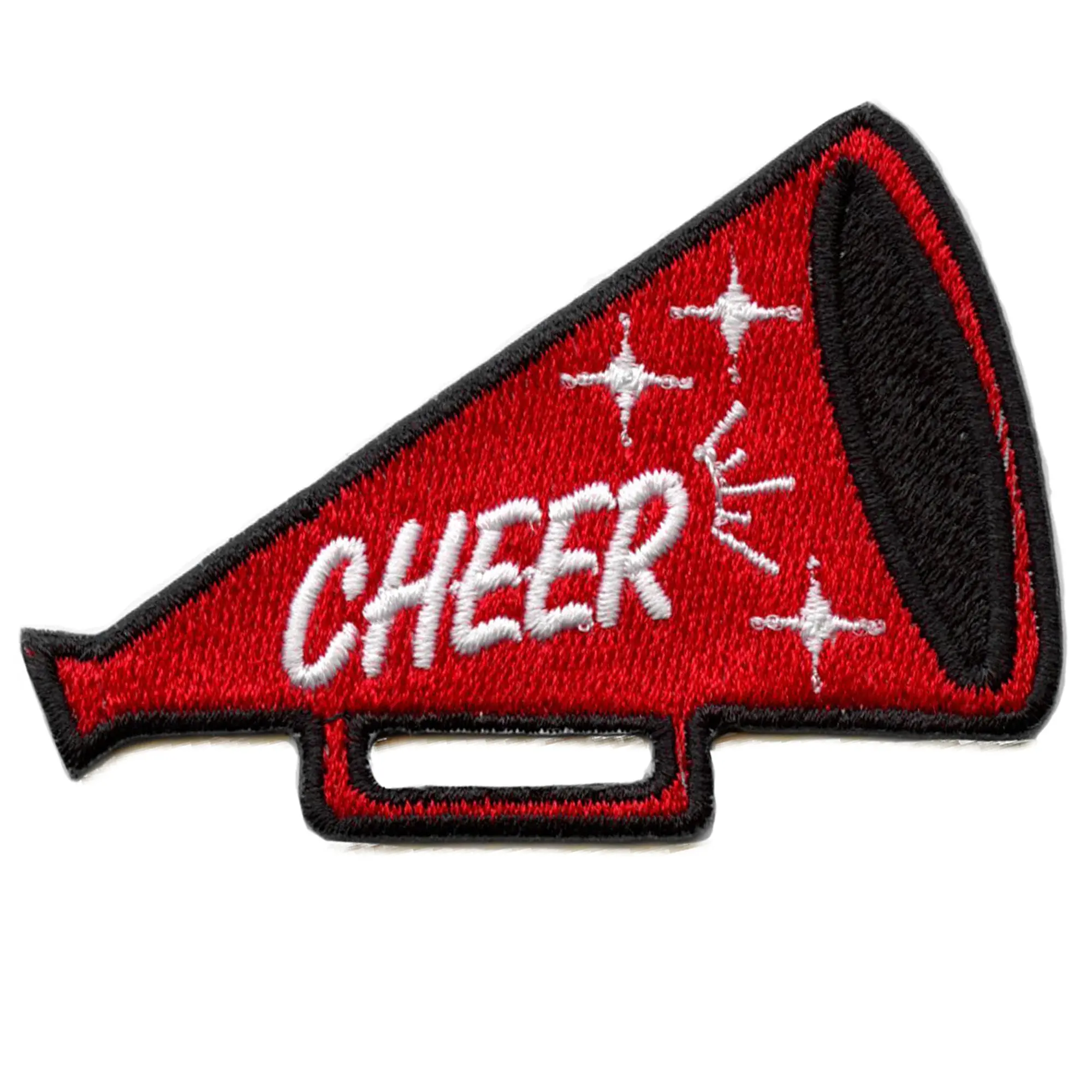 Cheerleader Cheer Megaphone Patch School Spirit Embroidered Iron On