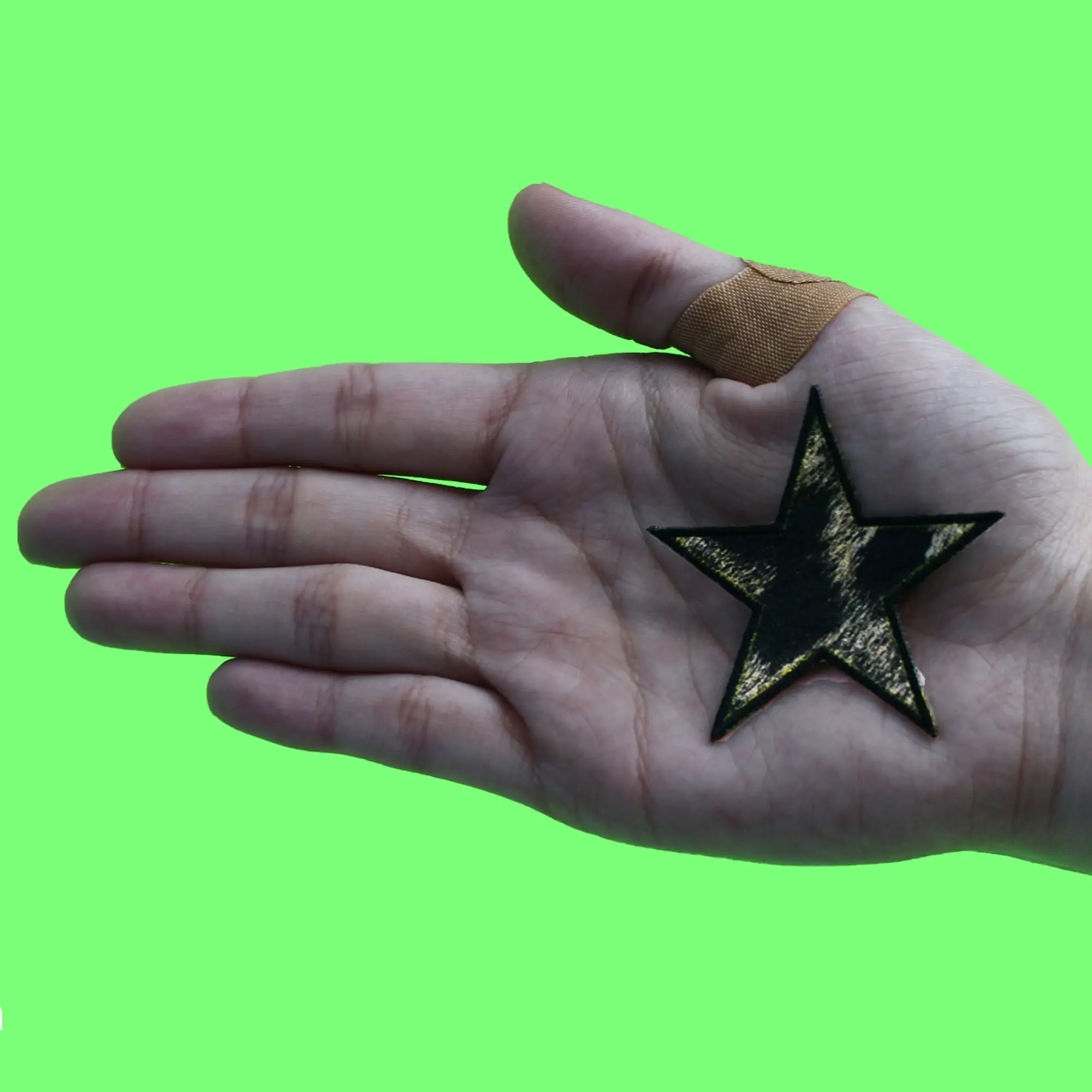 Cheetah Print Star Patch Animal Y2K Aesthetic Embroidered Applique Iron On - Image 2