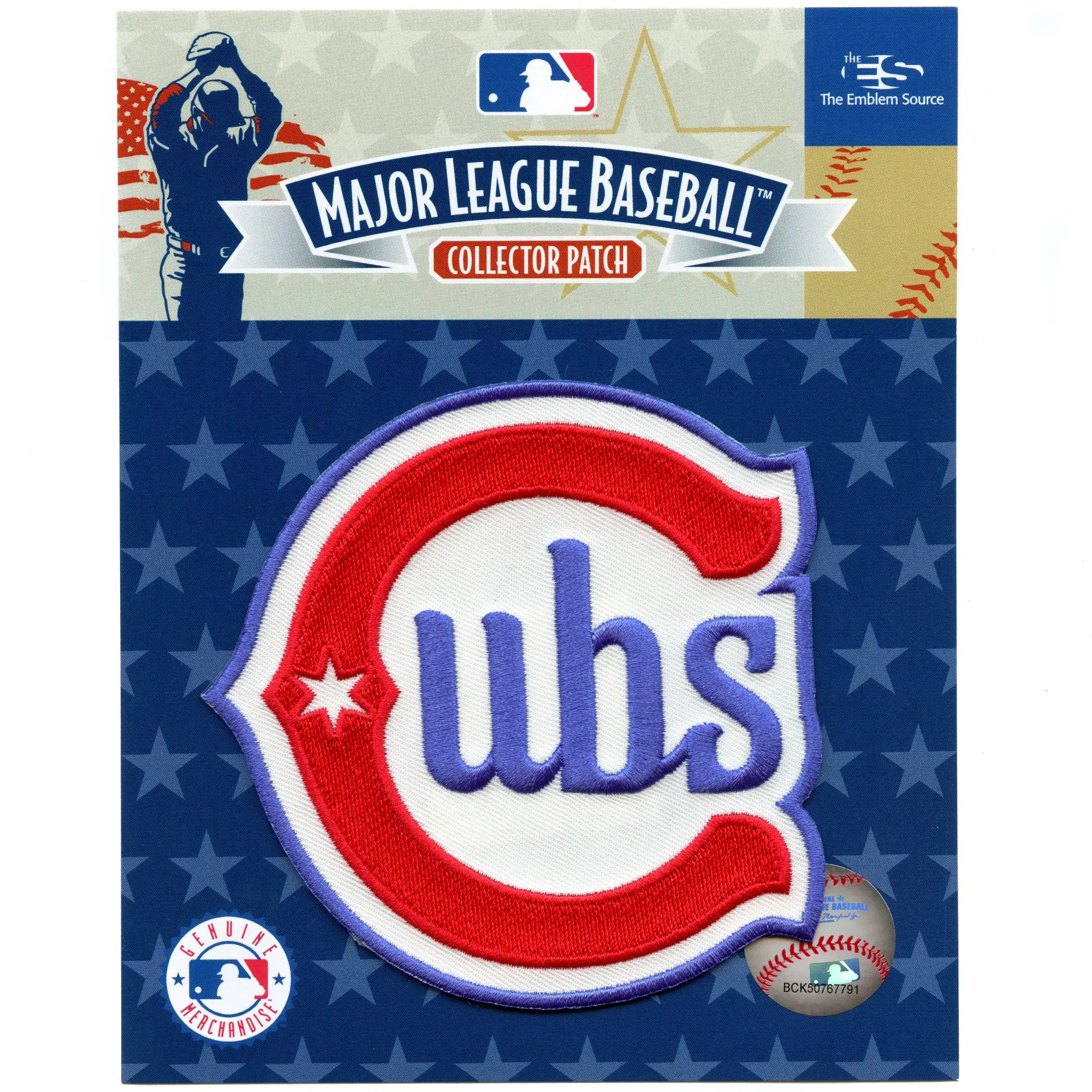 Chicago Cubs Alternate Team Logo Patch Embroidered Sew On