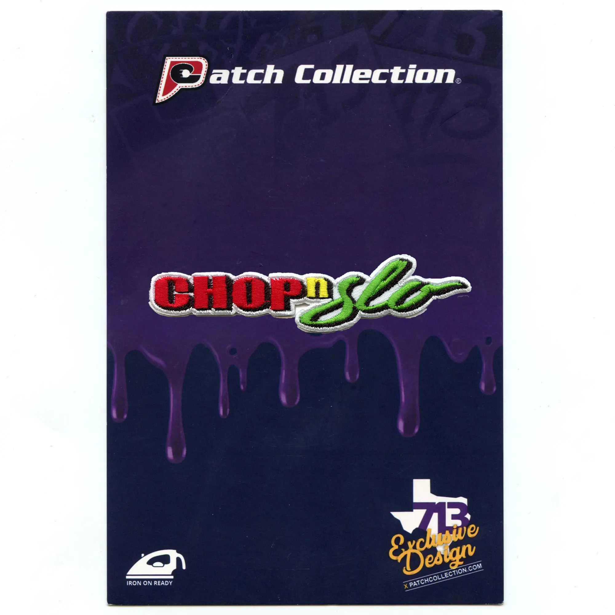 Chop N Slo Patch Houstonian Convenience Store Embroidered Iron On - Image 2