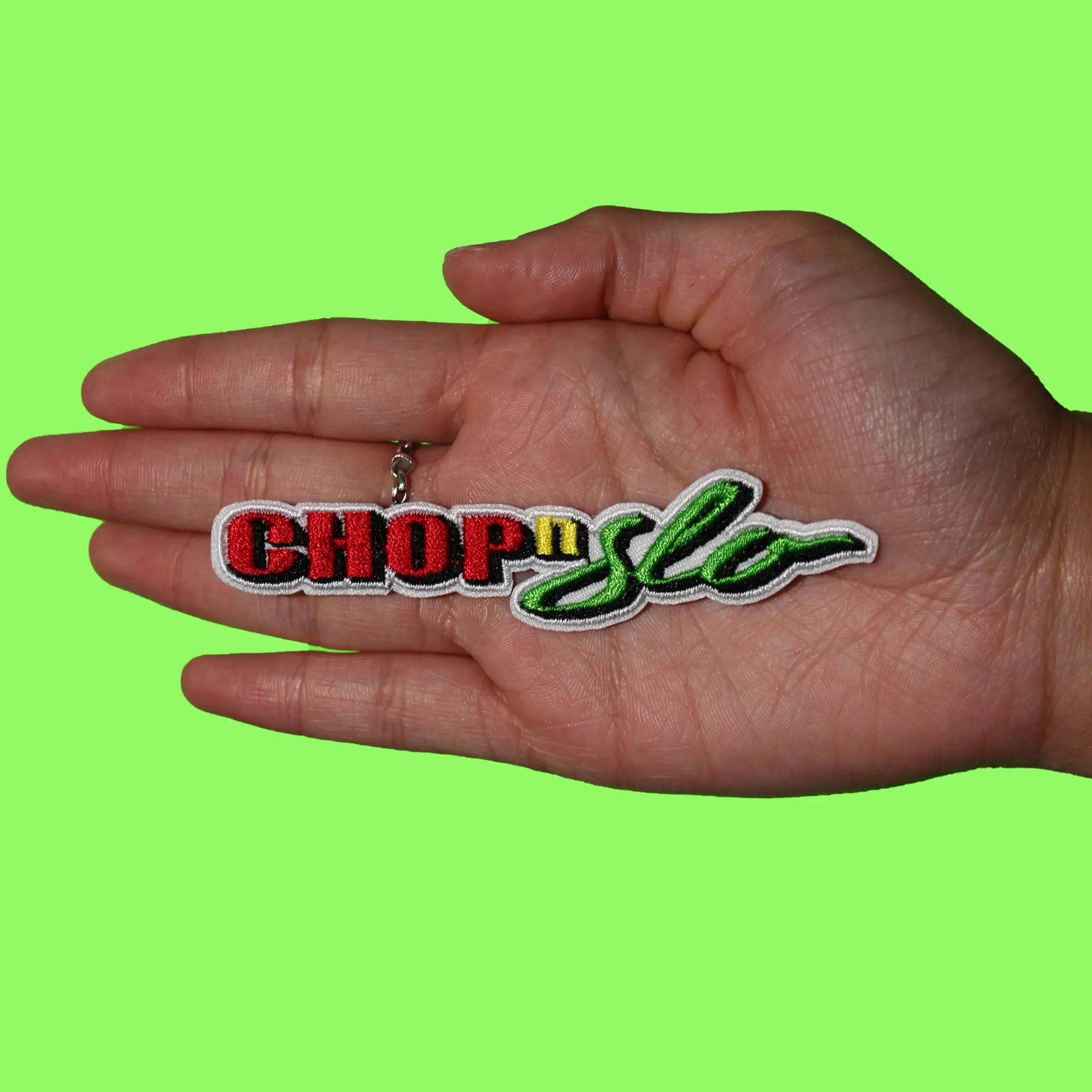 Chop N Slo Patch Houstonian Convenience Store Embroidered Iron On - Image 3