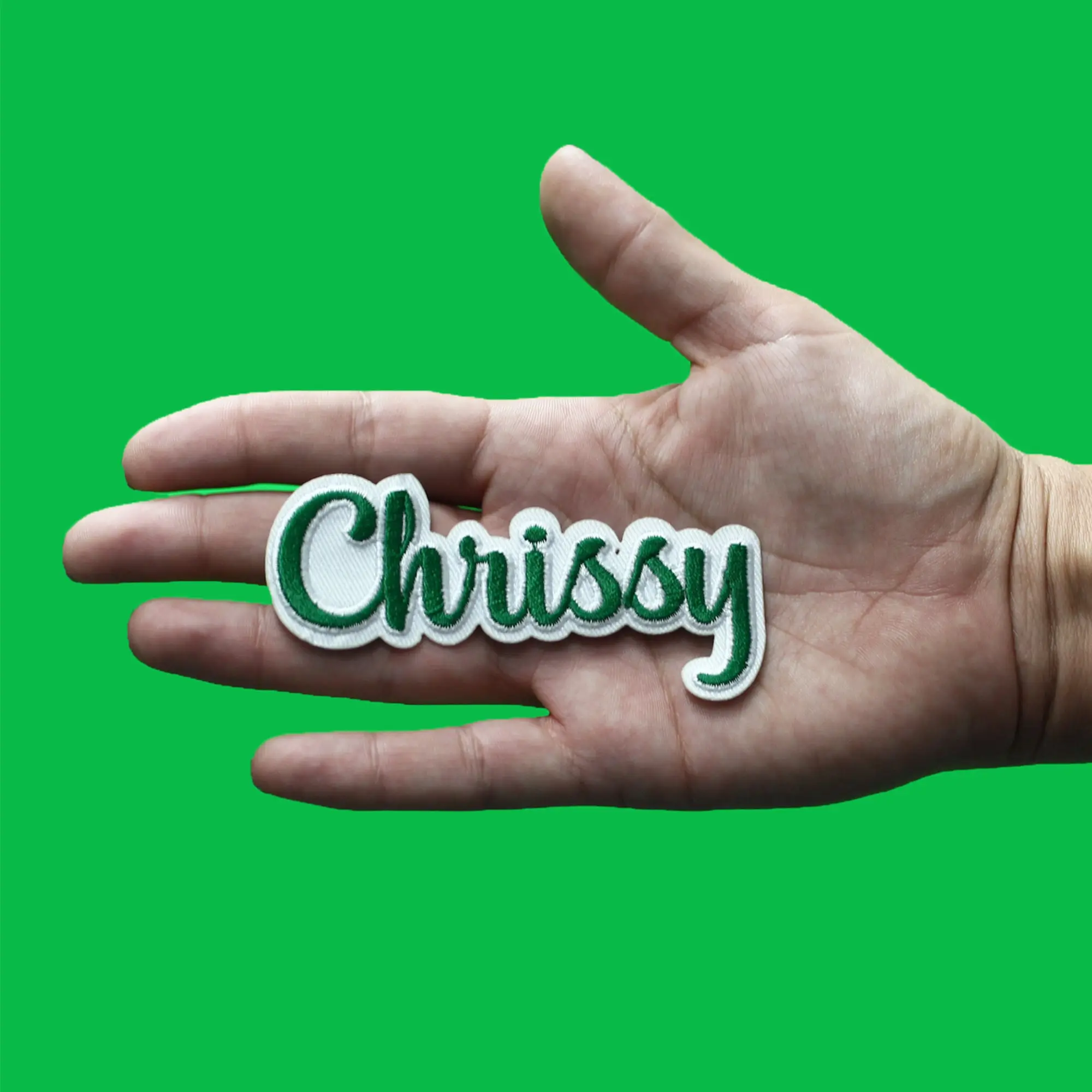 Chrissy Cheer Sweater Name Patch Strange TV Horror Hawkins Embroidered Iron On - Image 2
