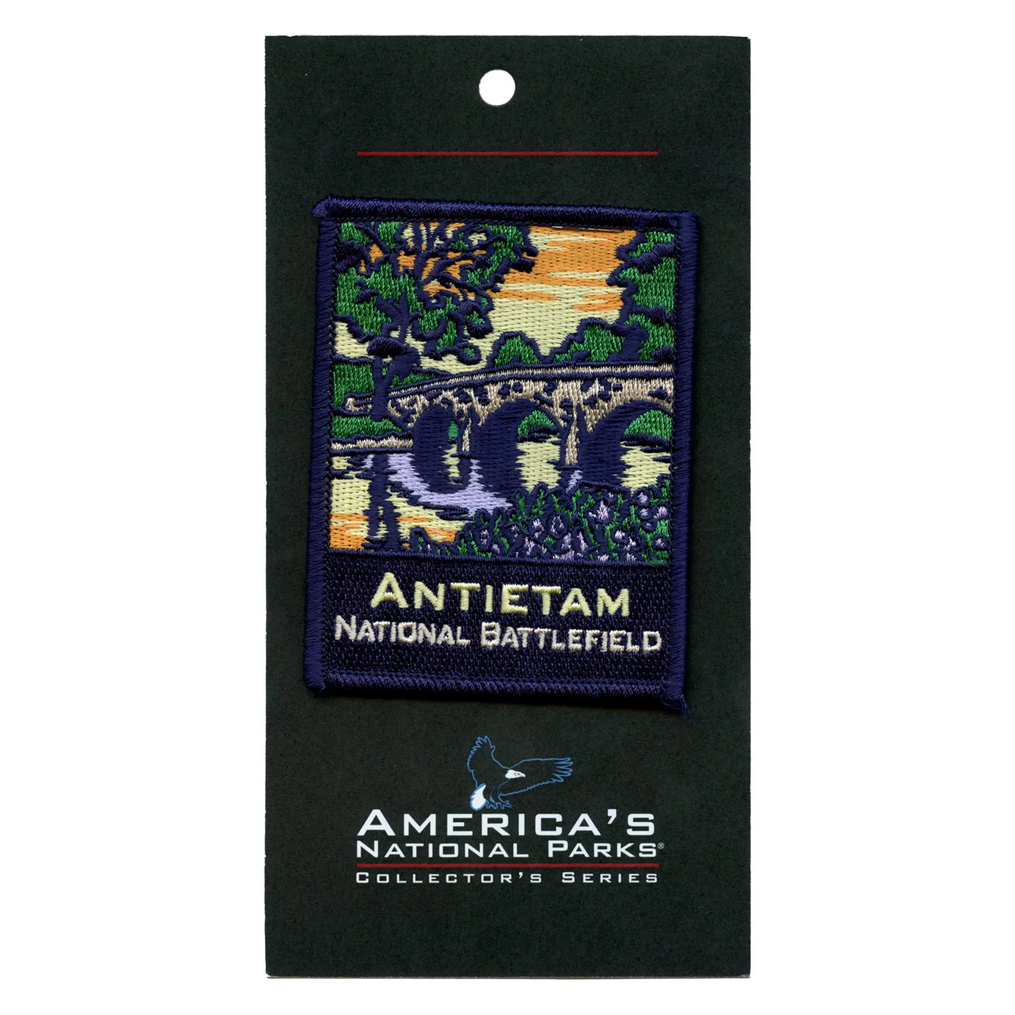 Antietam National Battlefield Burnside Bridge Patch Civil War Travel Embroidered Iron On - Image 2