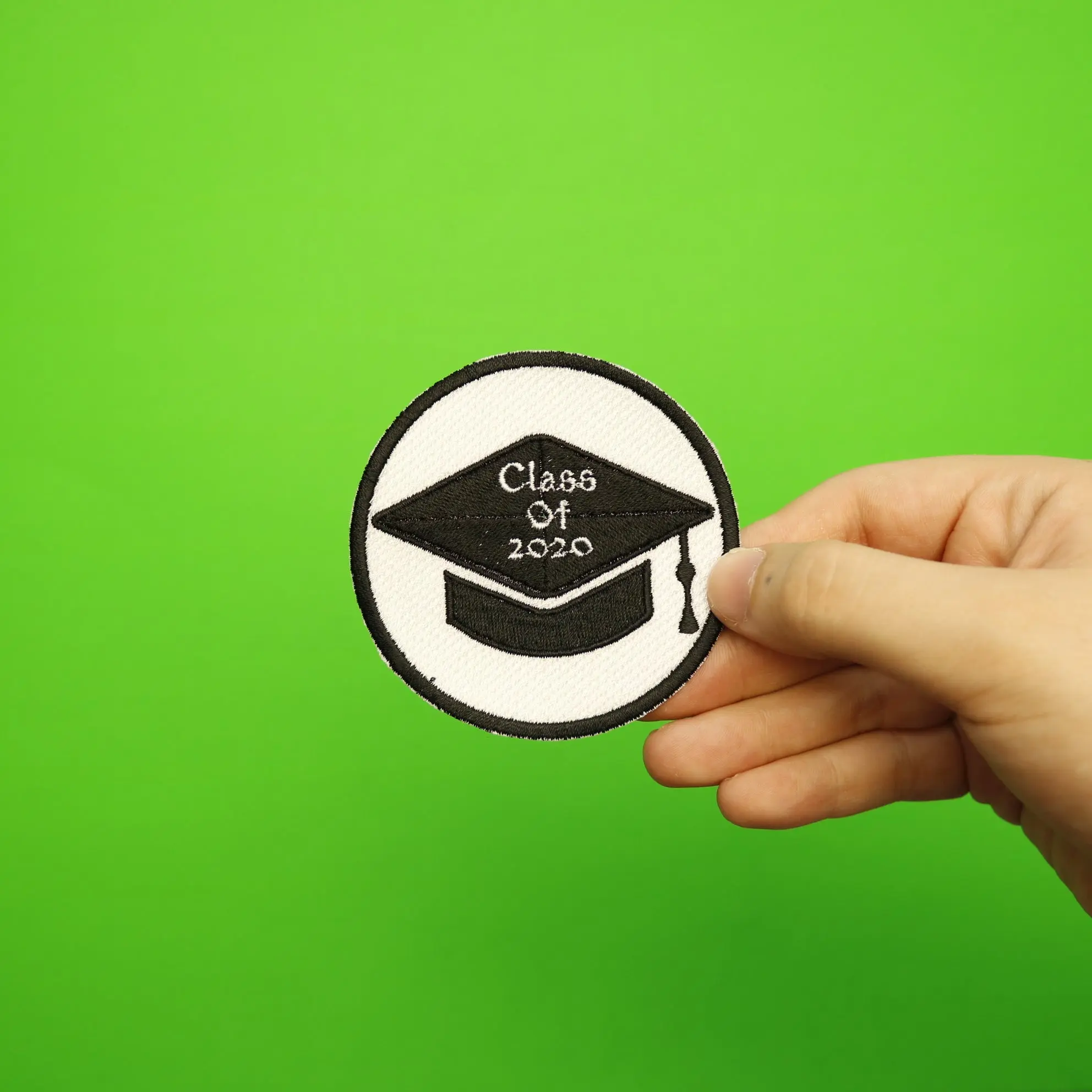 Class Of 2020 Grad Cap Embroidered Iron On Patch - Image 2