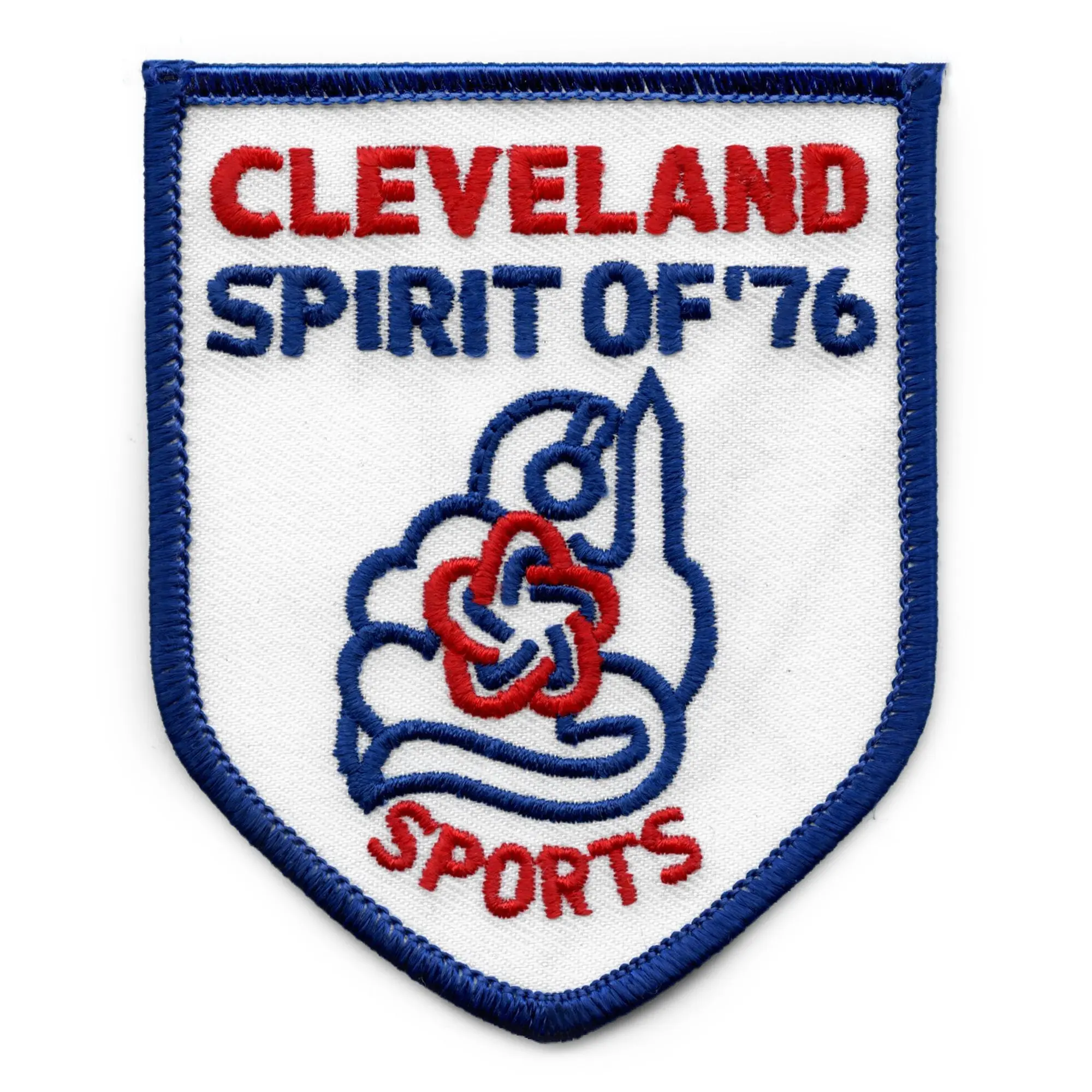 Cleveland Indians MLB Spirit of '76 Rare Bicentennial Commemorative Jersey Patch