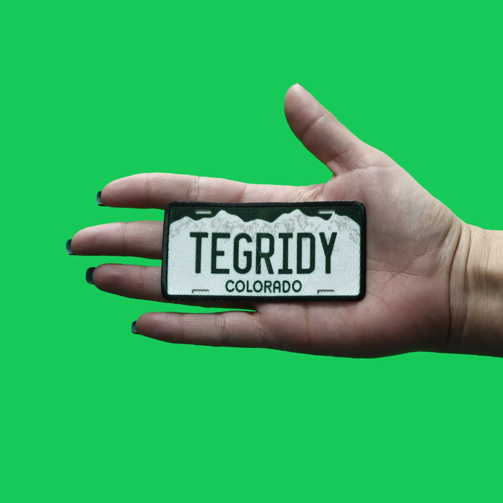 Colorado Tegridy License Plate Patch Centennial State Sublimated Iron On - Image 2