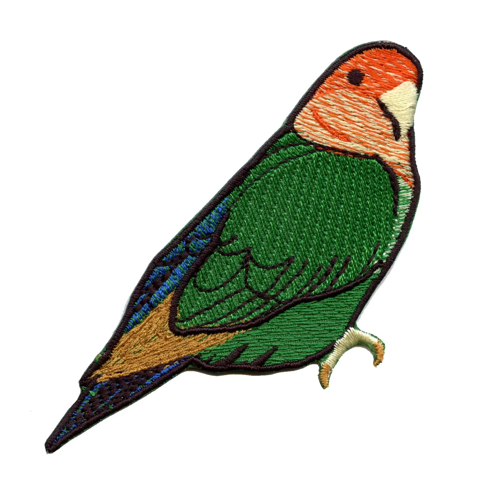 Colorful Parrot Iron On Embroidered Patch