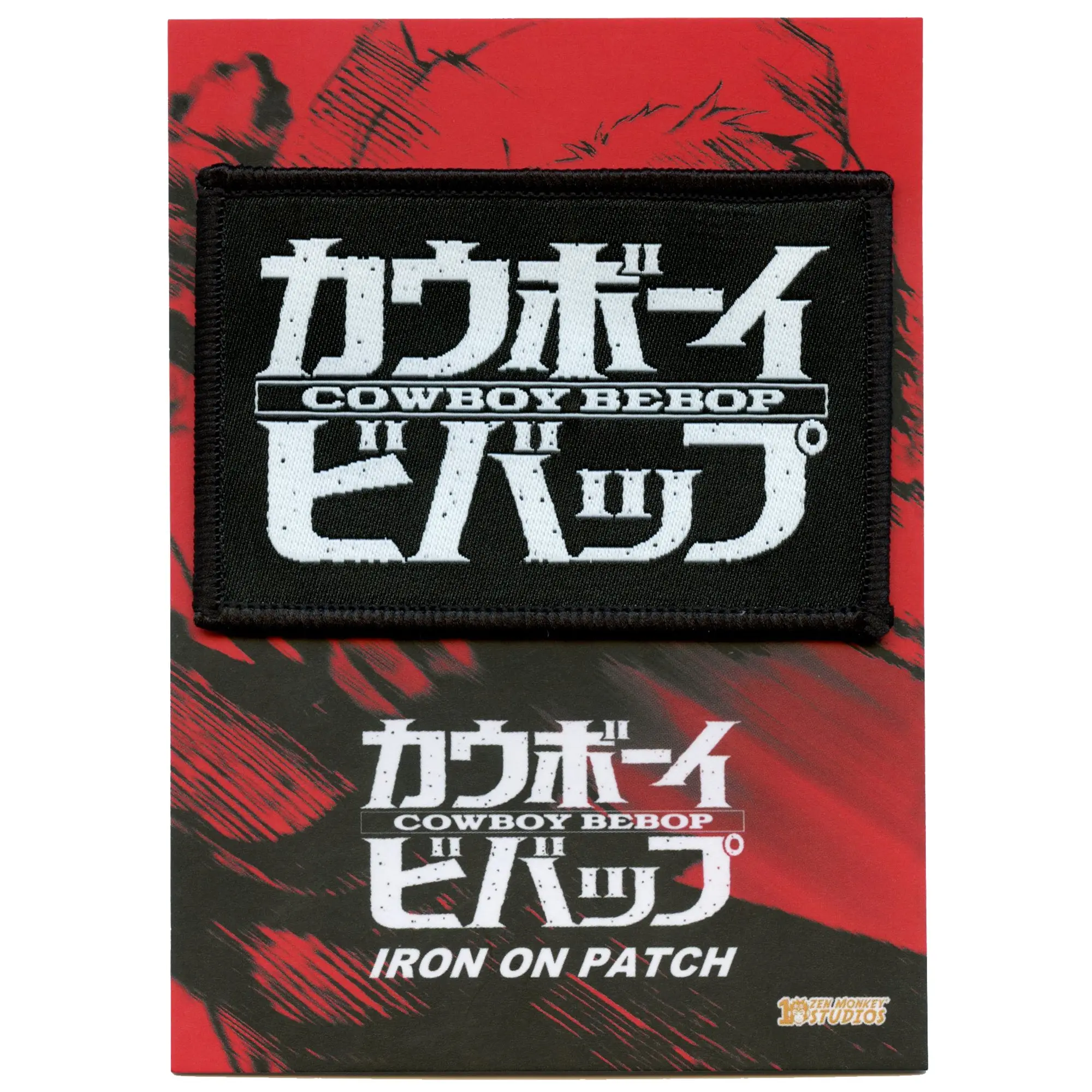 Cowboy Bebop Official Logo Patch Anime Bounty Western Woven Iron On - Image 2