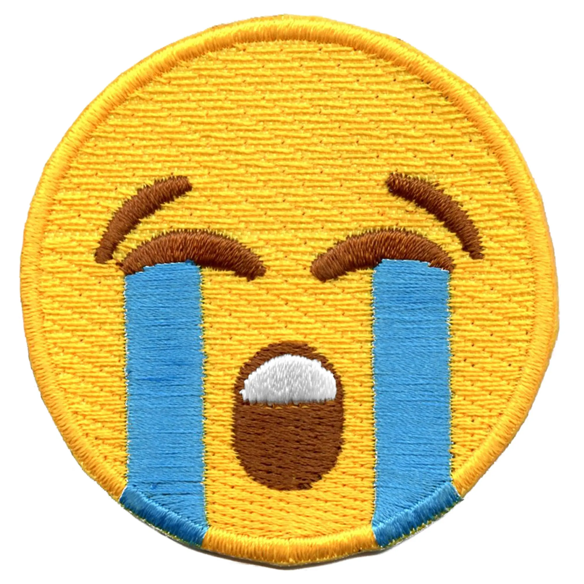 Crying Loudly Patch Keyboard Embroidered Iron On