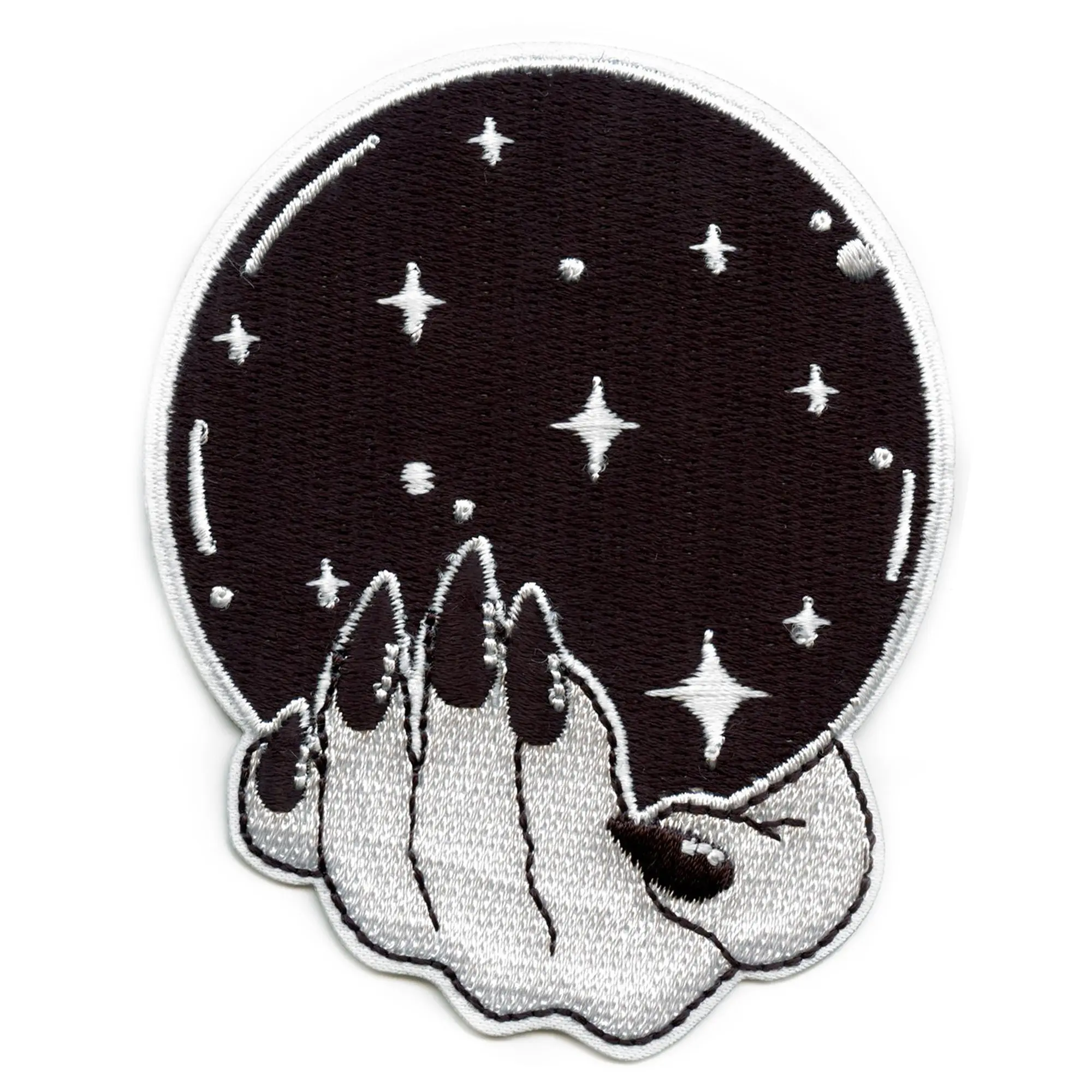 Crystal Ball Patch Dark Witch Embroidered Iron On
