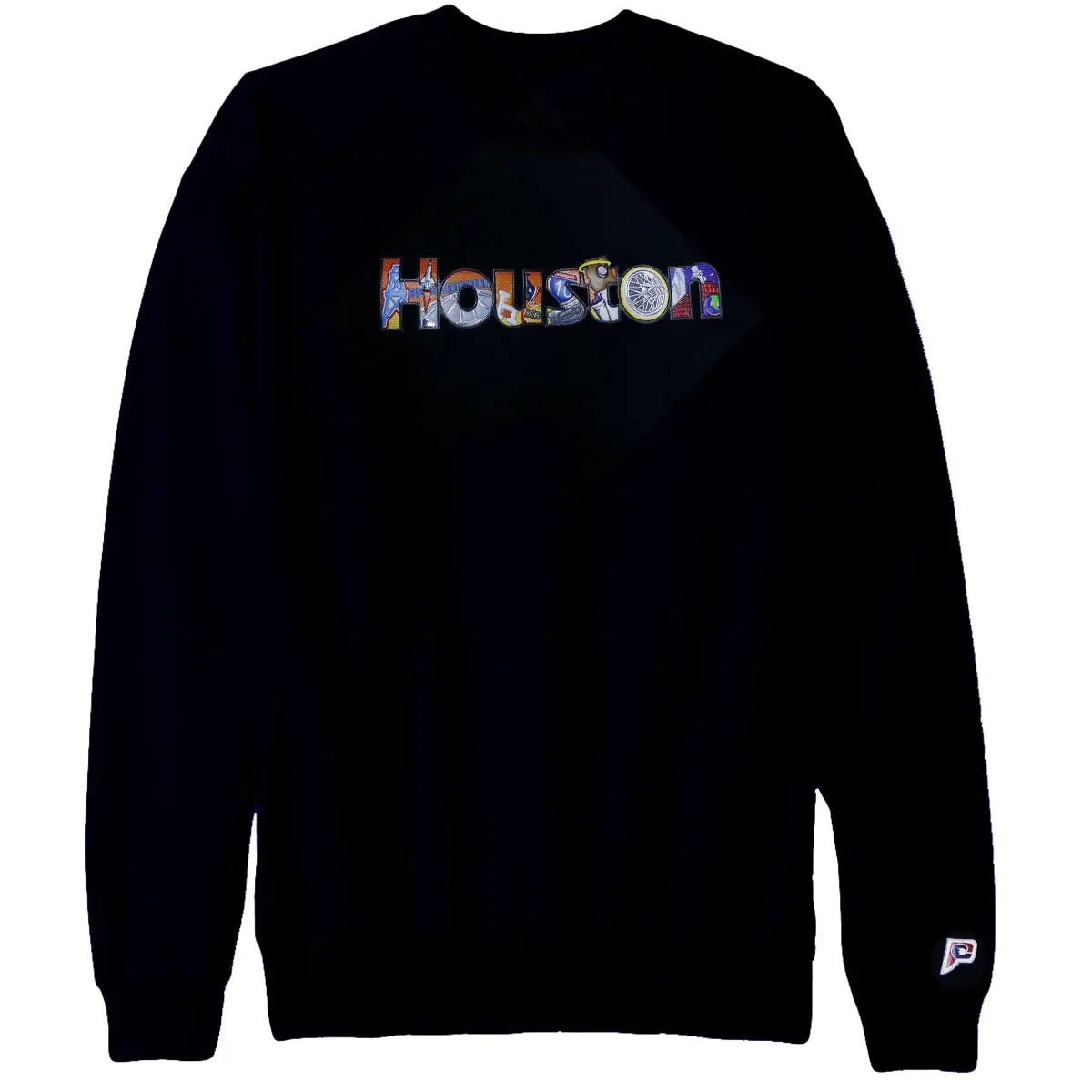 Patch Collection's Houston Texas Iconic Collage Unisex Crew Neck Sweatshirt - Image 3