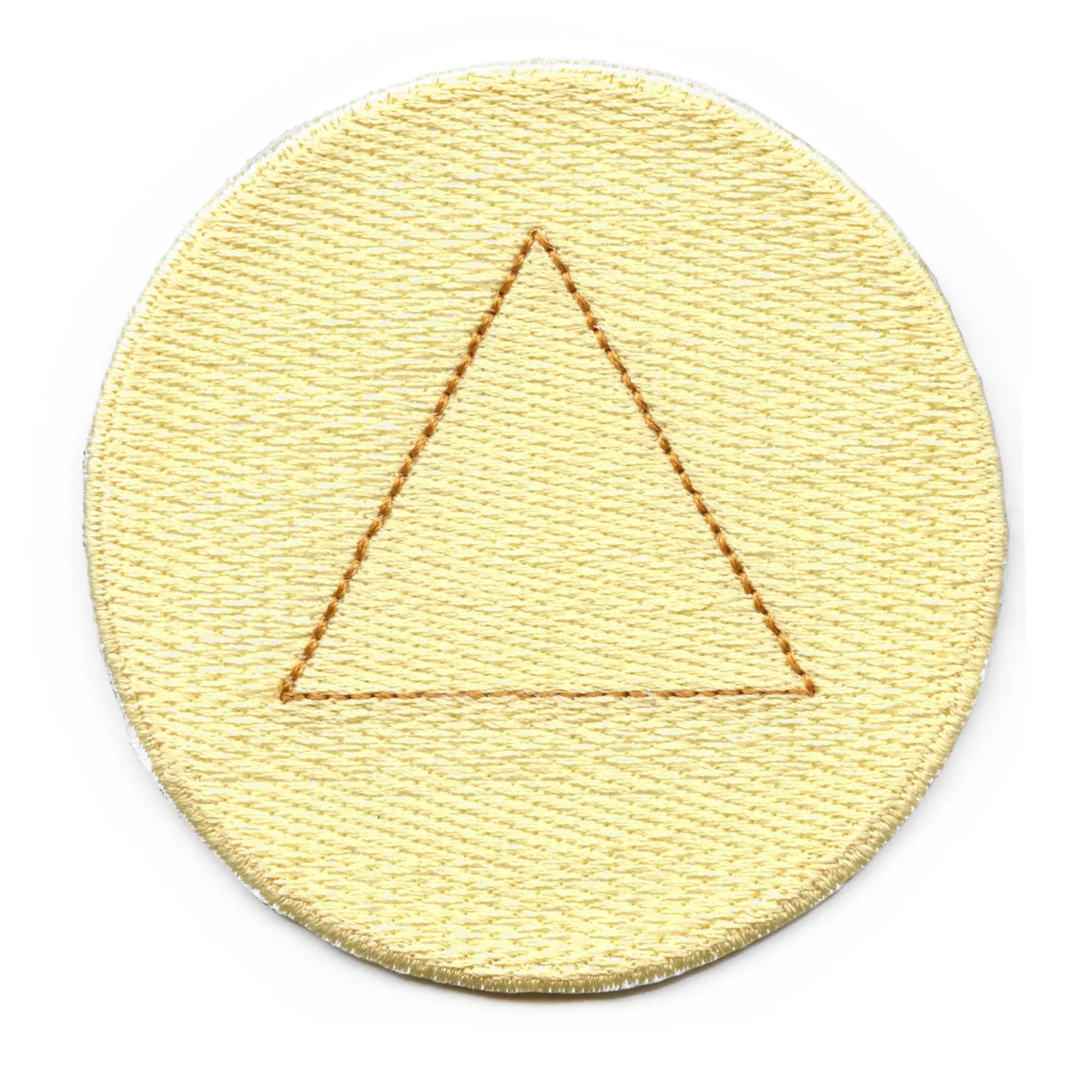 Dalgona Candy Triangle Shape Patch Survival Game Embroidered Iron On