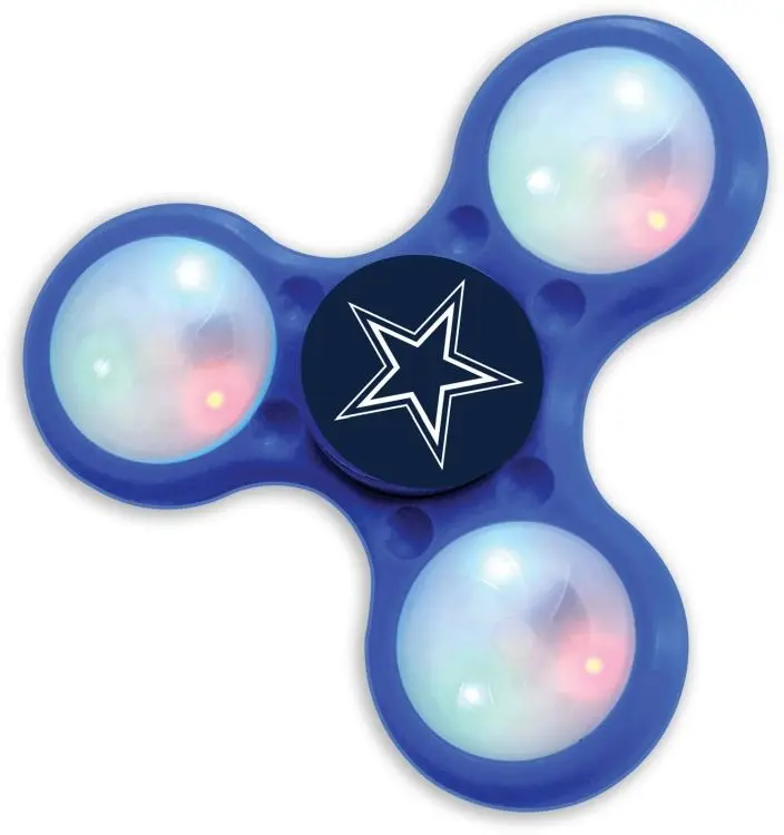 Dallas Cowboys 3 Way LED Lights Fidget Hand Spinners