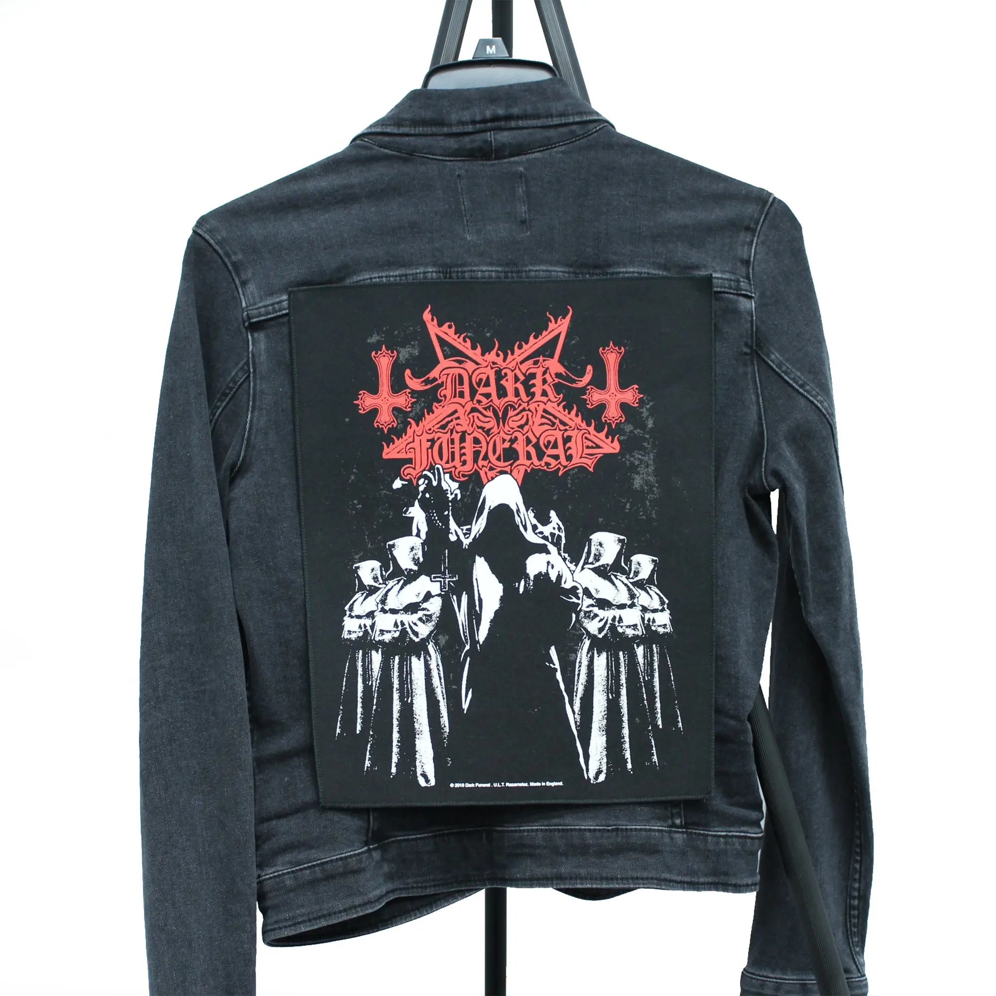 Dark Funeral Back Patch Shadow Monks XL DTG Printed Sew On - Image 2