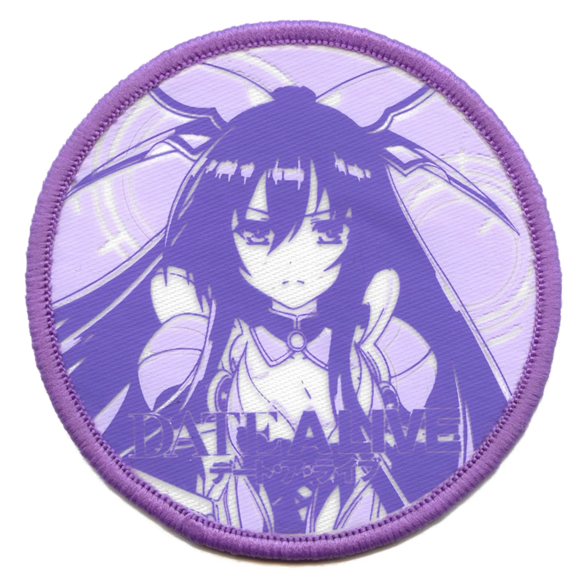 Date A Live Tohka Yatogami Patch Round Purple Sublimated Sew On