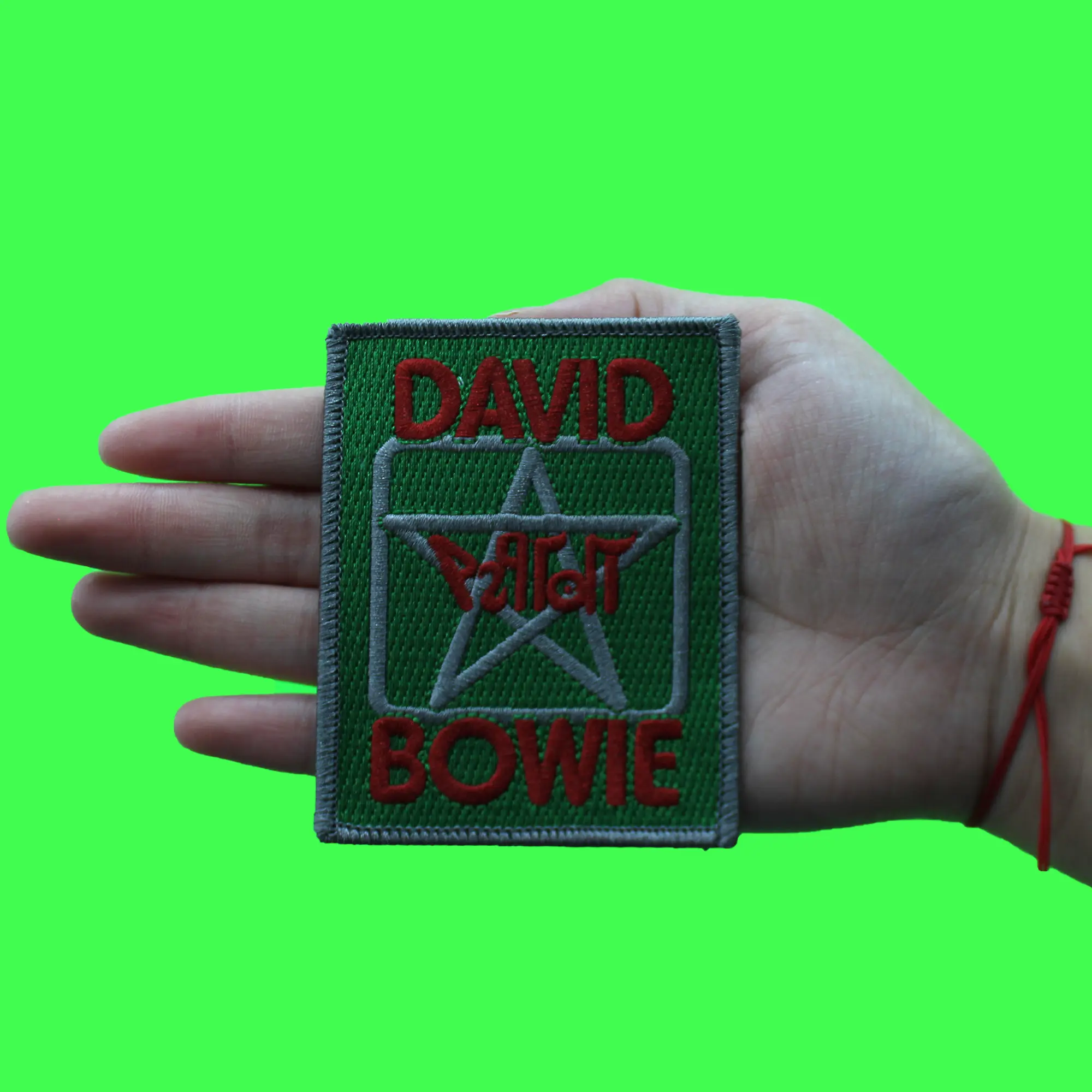 David Bowie Back Stage Pass Patch Pop Rock Rebel Embroidered Iron On - Image 2