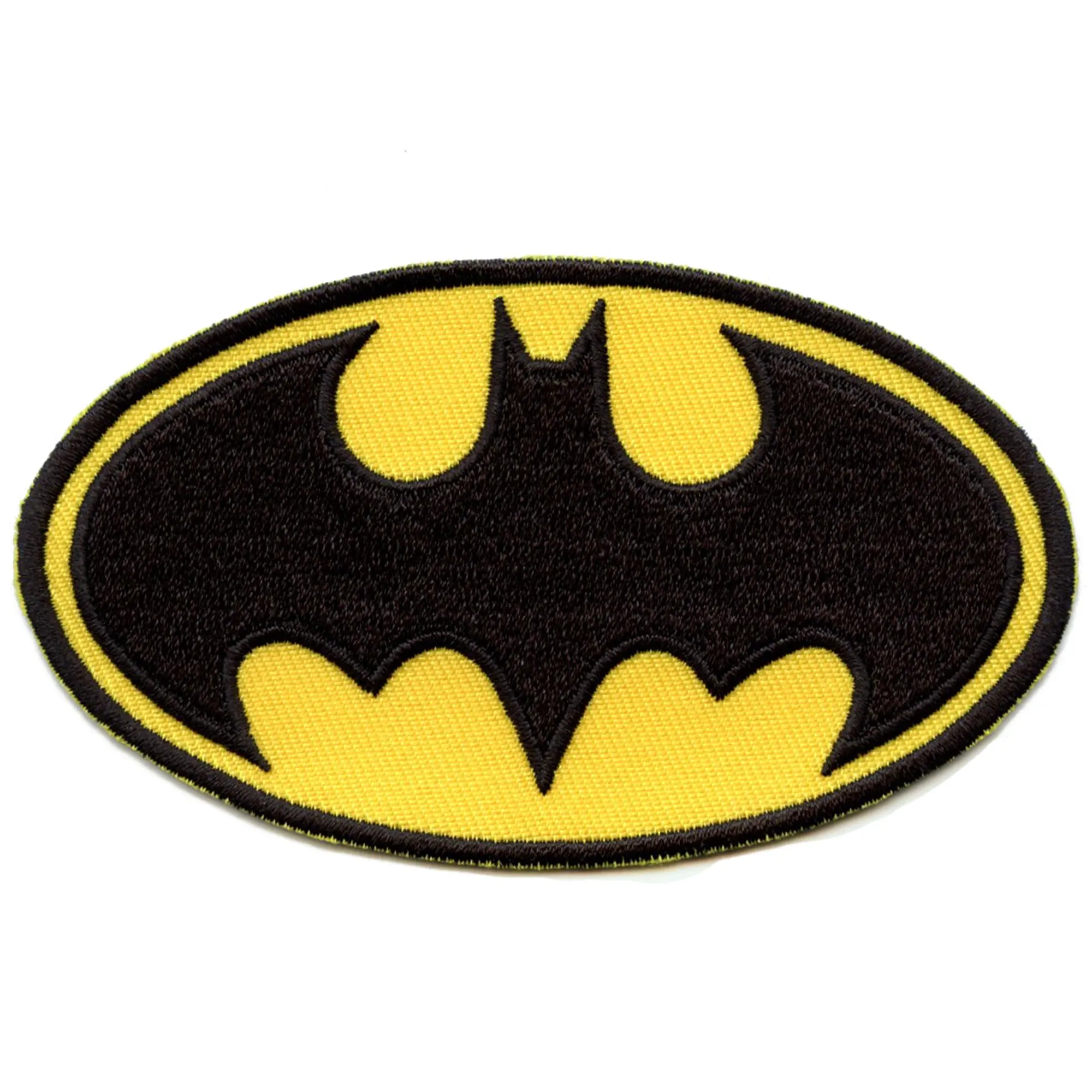 Dc Comics Batman Logo Iron on Embroidered Applique Patch - Medium - Image 2