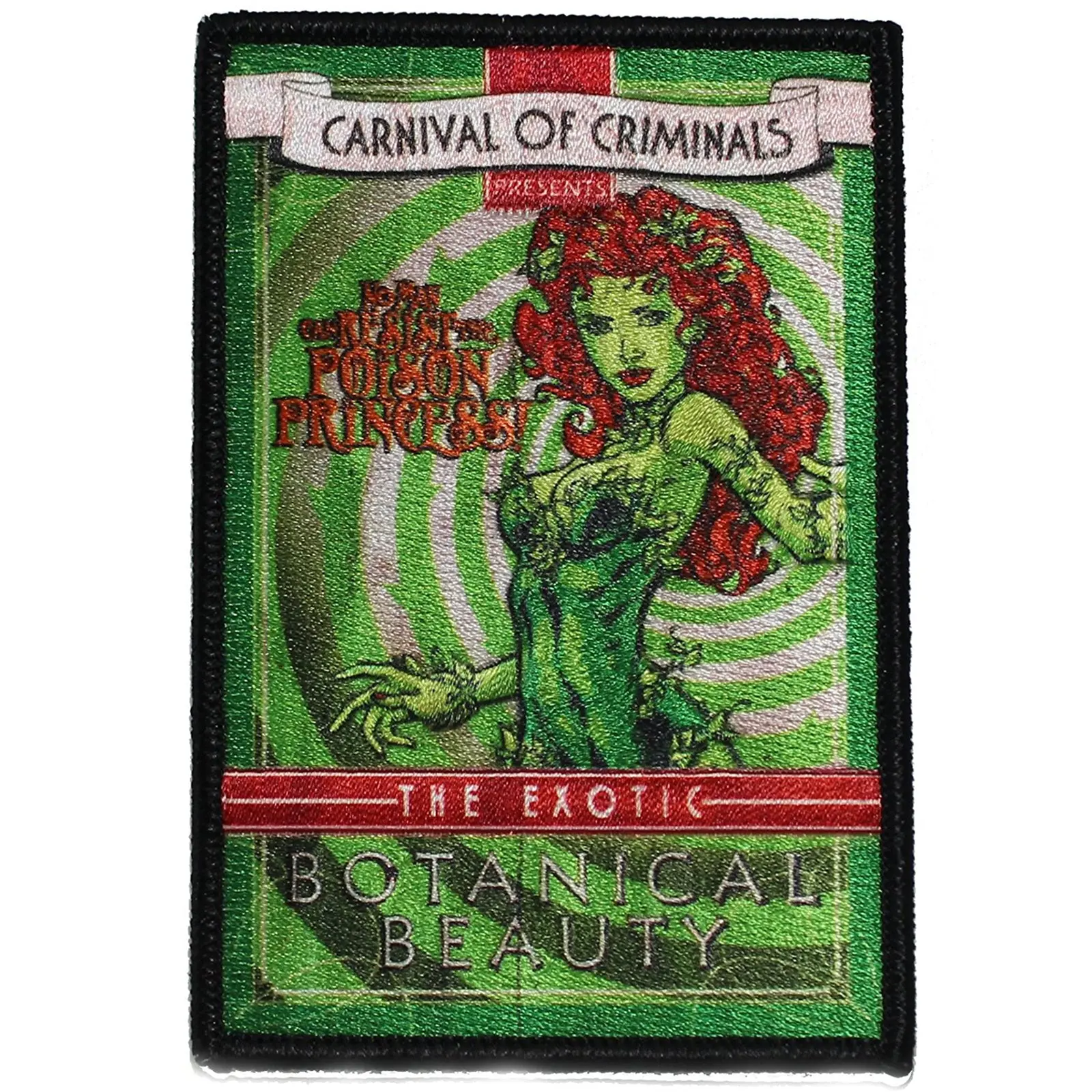 Dc Comics Poison Ivy Carnival Of Criminals Iron on Patch