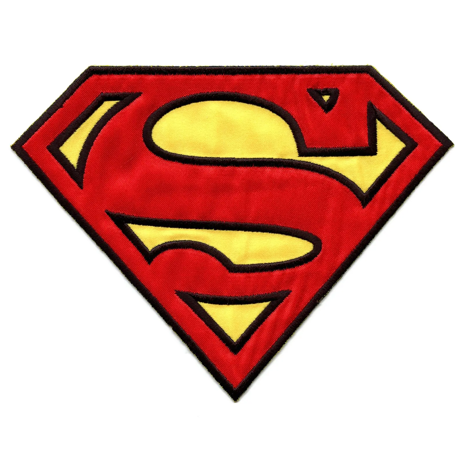 Dc Comics Superman Logo Iron on Embroidered Applique Patch - Large