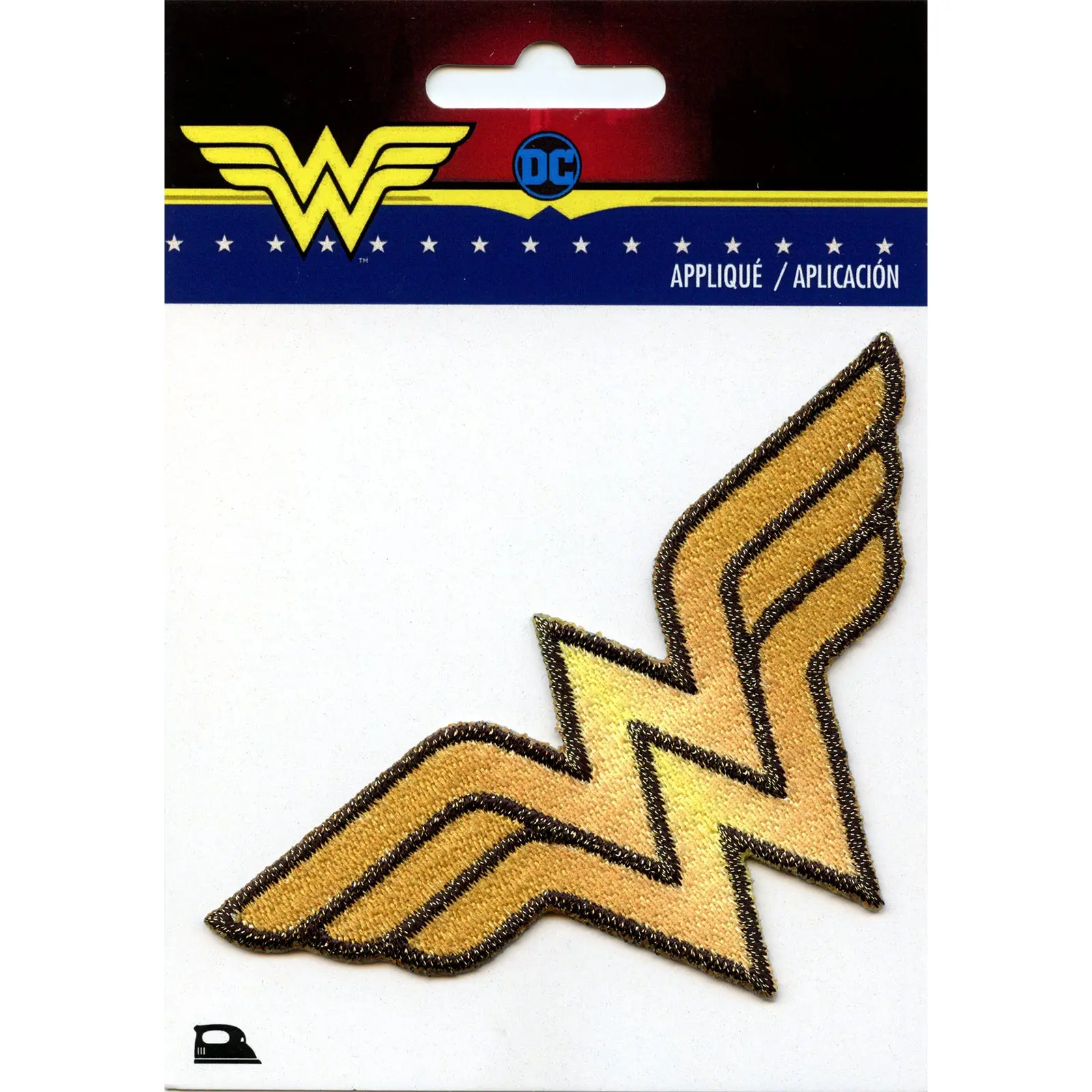 DC Comics Wonder Woman Logo Iron on Applique Patch - M