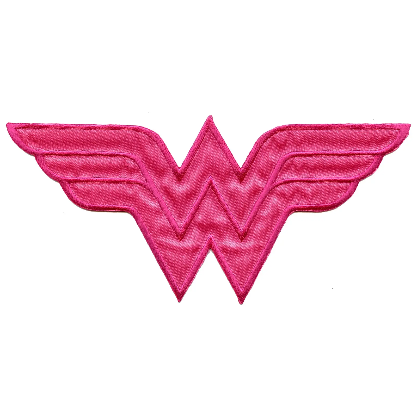 DC Comics Wonder Woman Pink Logo Iron on Applique Patch - L