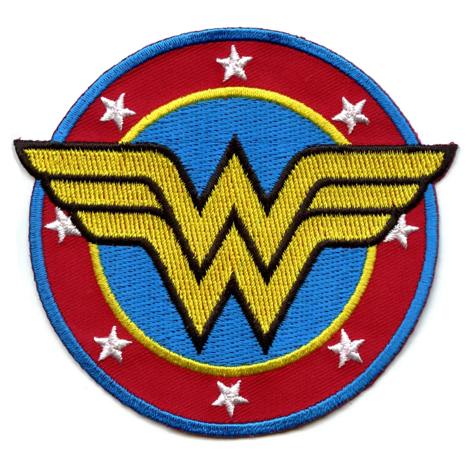 Dc Comics Wonder Woman Shield Logo Iron on Patch - Image 2
