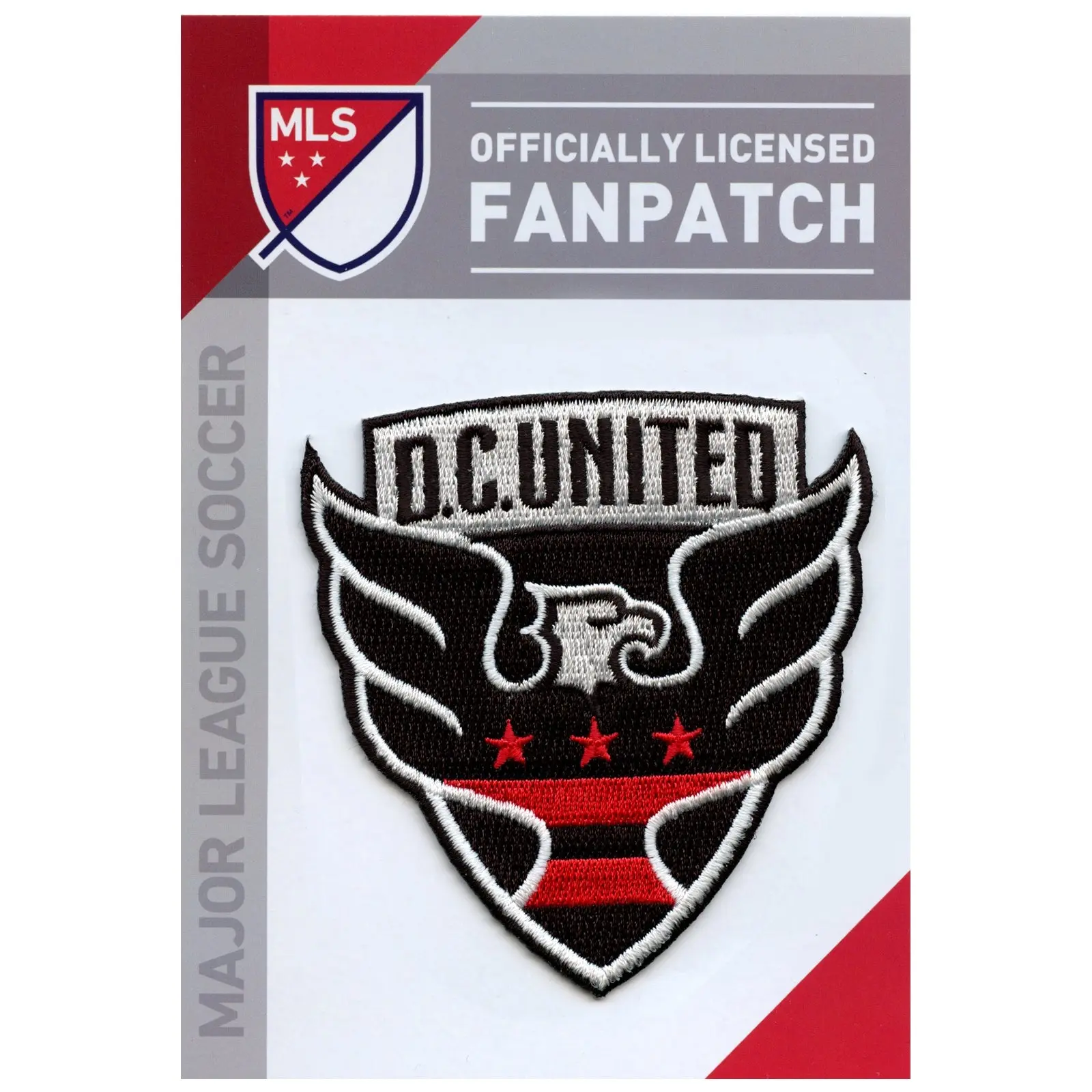 DC United Primary Team Crest Embroidered Jersey Iron On Patch